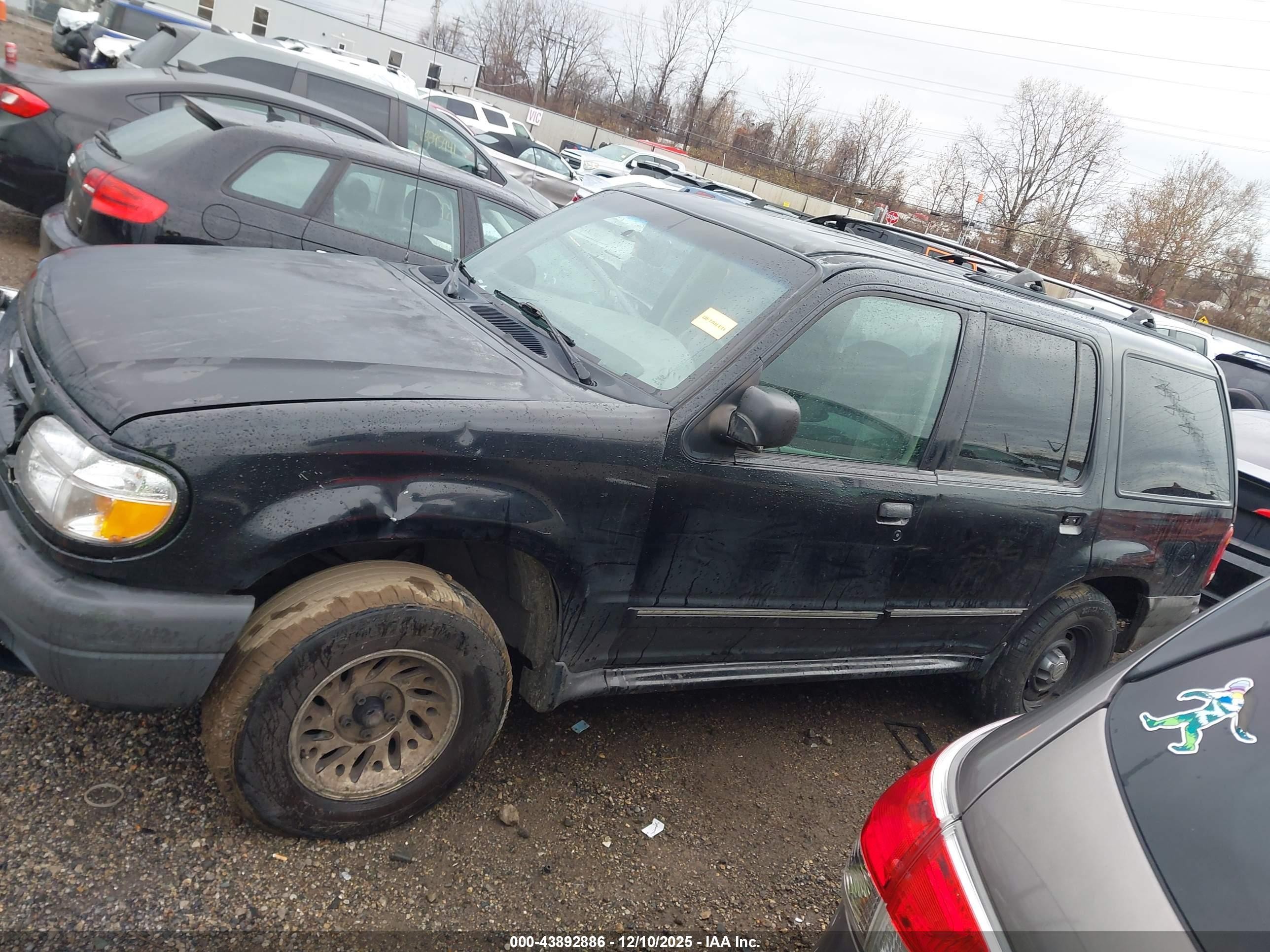2001 Ford Explorer Xls Black vin: 1FMZU62E91ZA72525