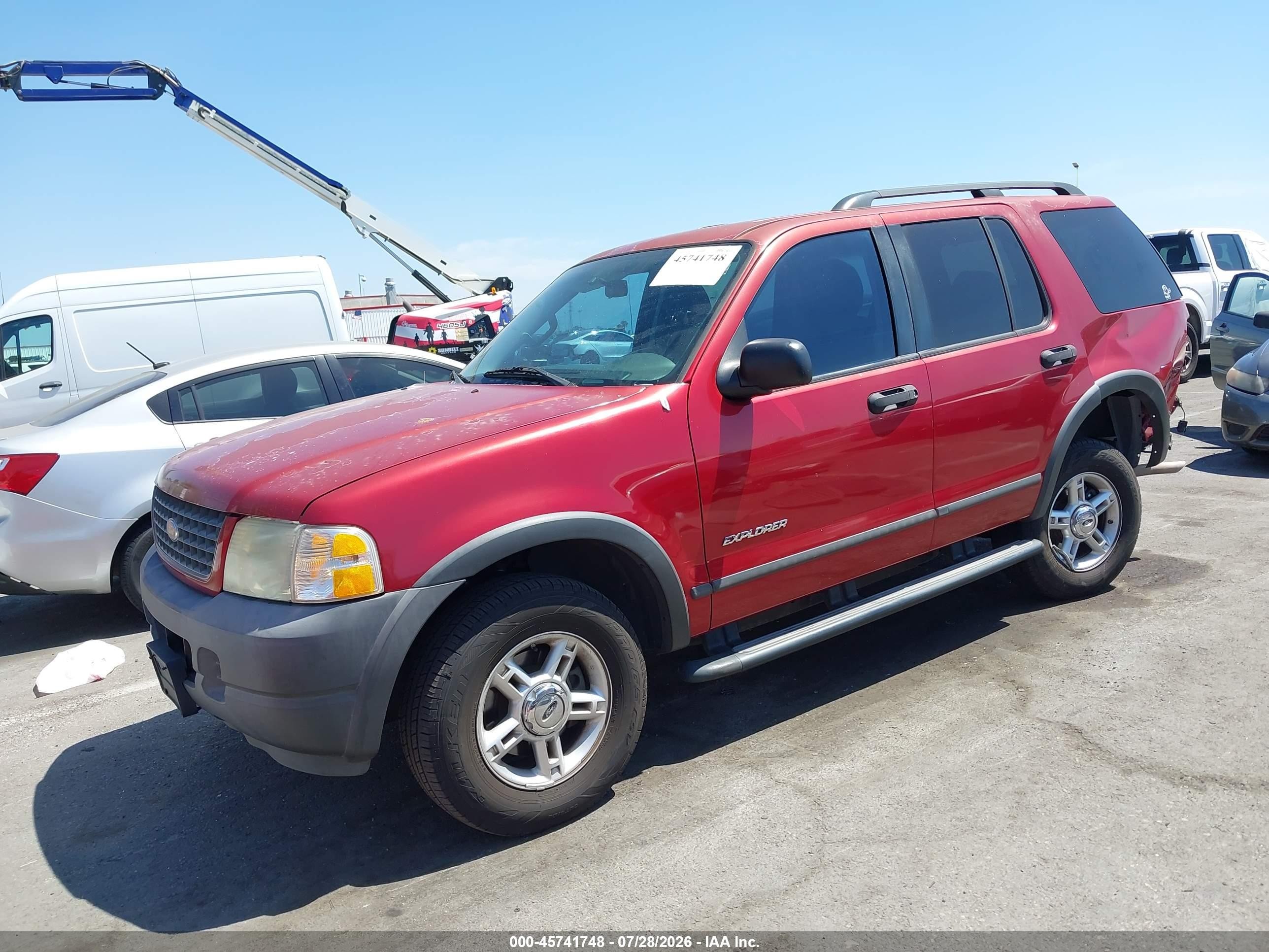 2004 Ford Explorer Xls Burgundy vin: 1FMZU62EX4ZA95655