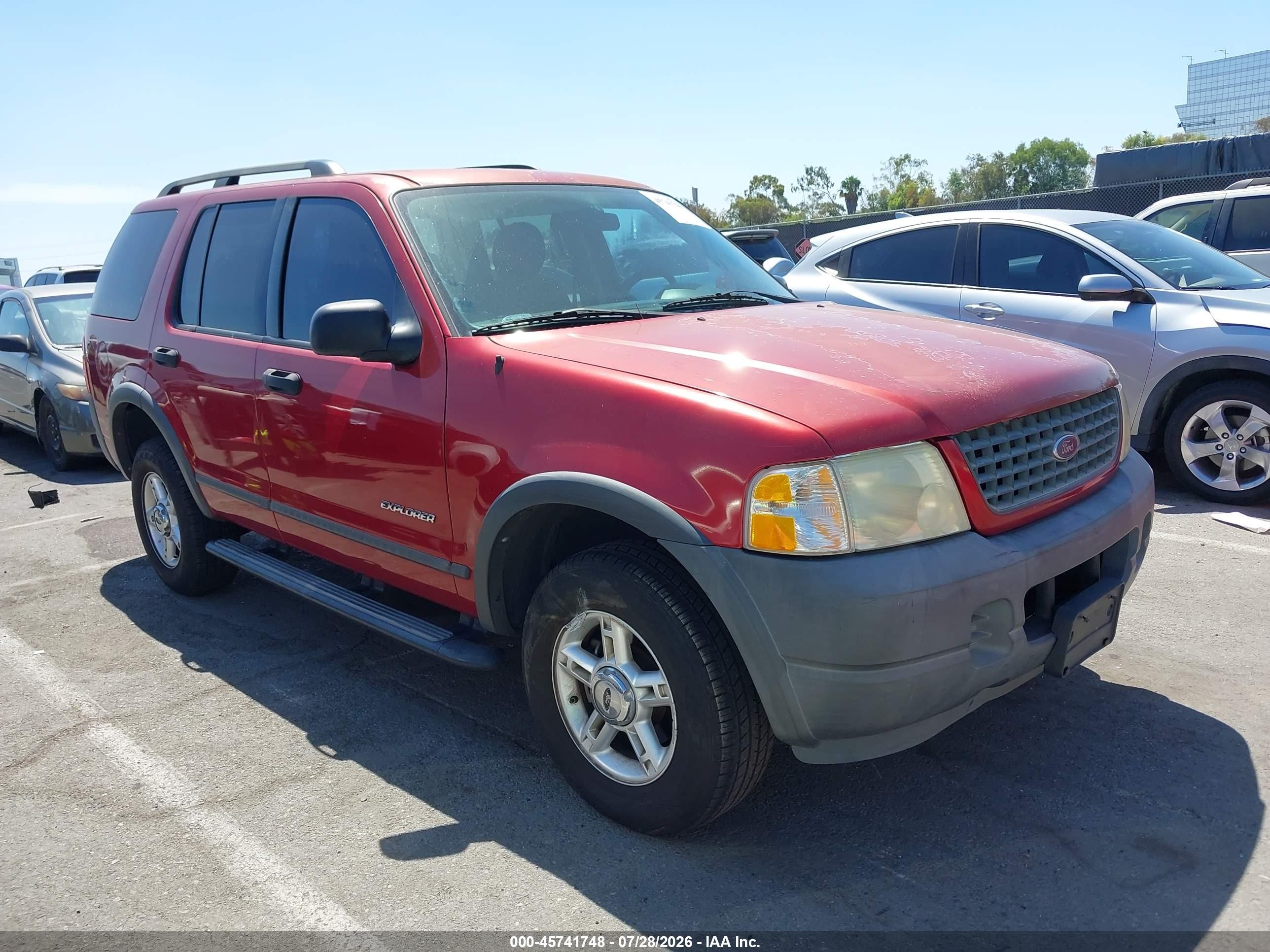 2004 Ford Explorer Xls Burgundy vin: 1FMZU62EX4ZA95655