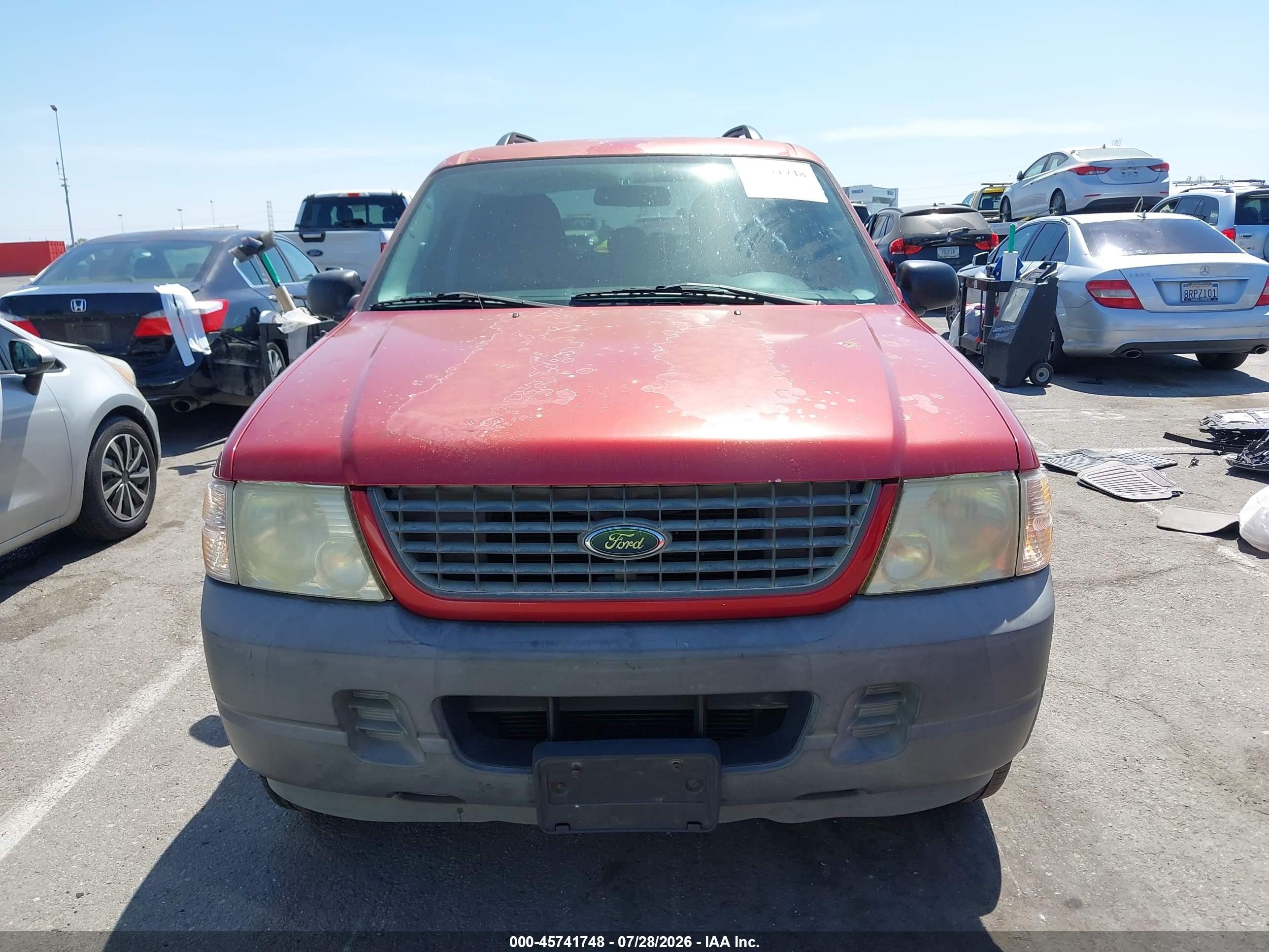 2004 Ford Explorer Xls Burgundy vin: 1FMZU62EX4ZA95655