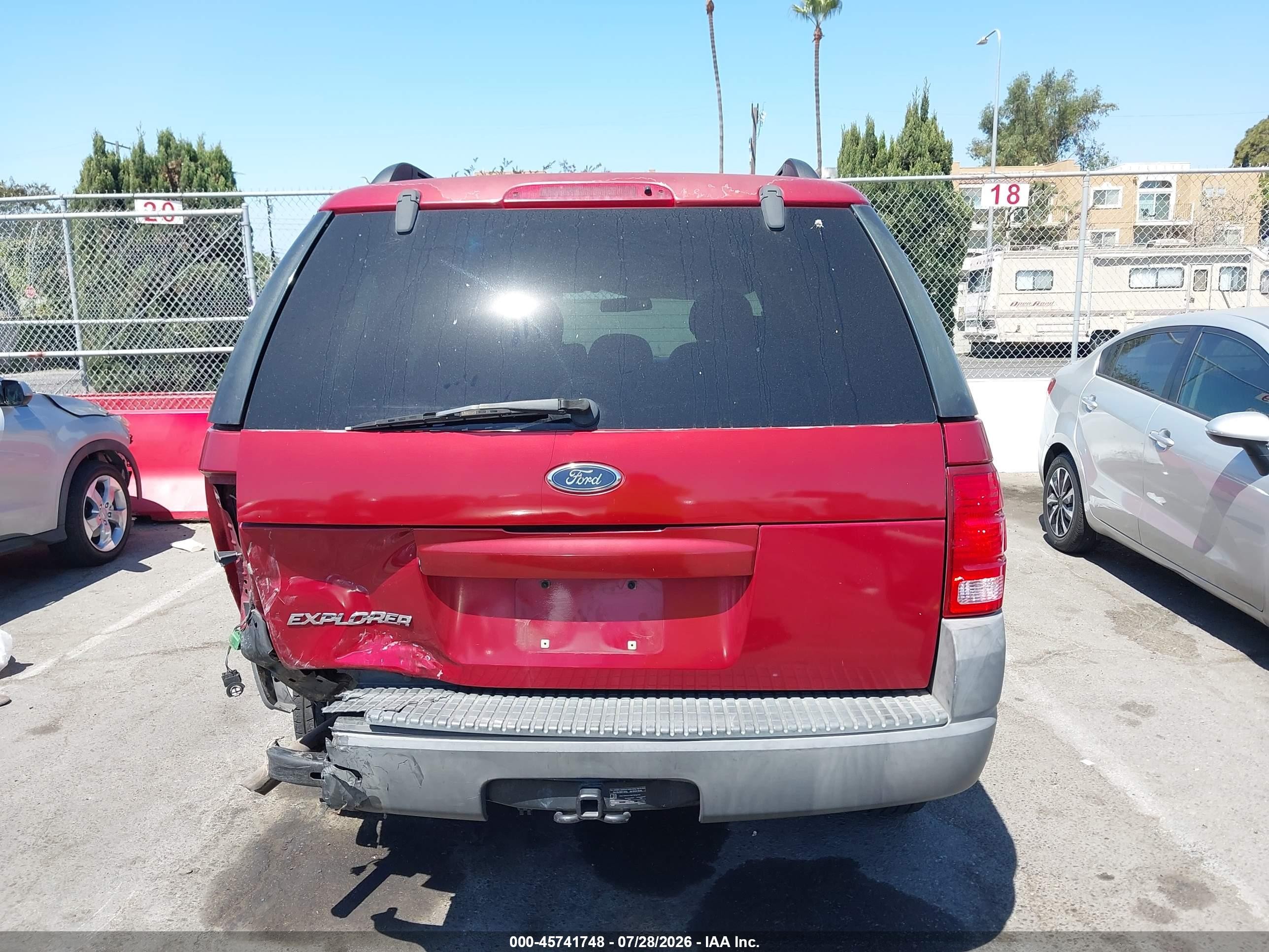 2004 Ford Explorer Xls Burgundy vin: 1FMZU62EX4ZA95655