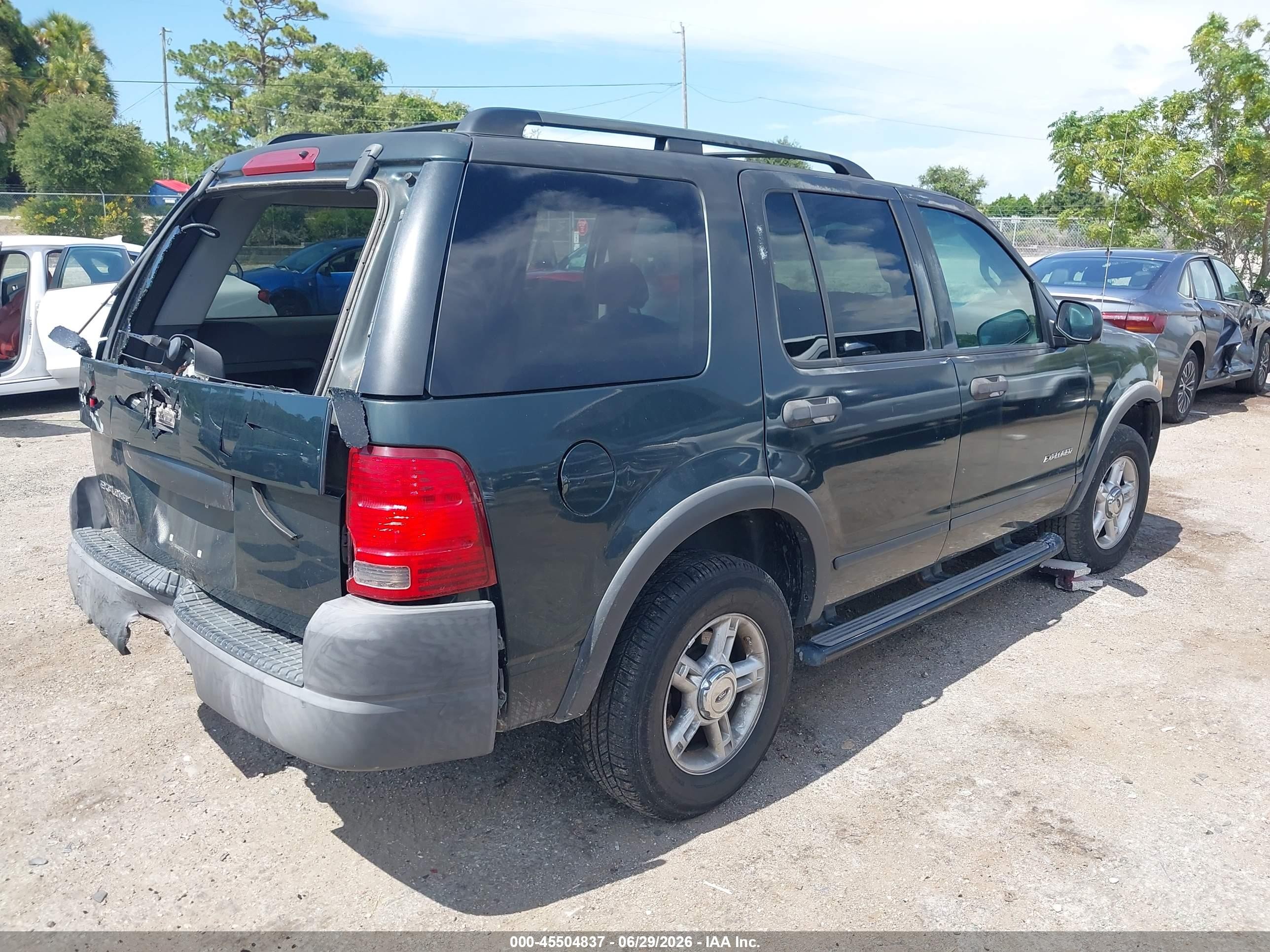 2004 Ford Explorer Xls Green vin: 1FMZU62K04UB66753