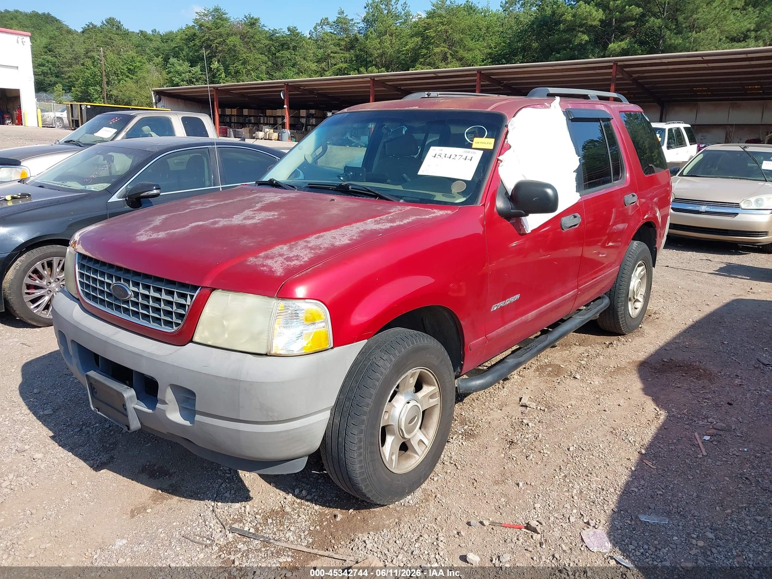 2002 Ford Explorer Xls Red vin: 1FMZU62K12UD60589