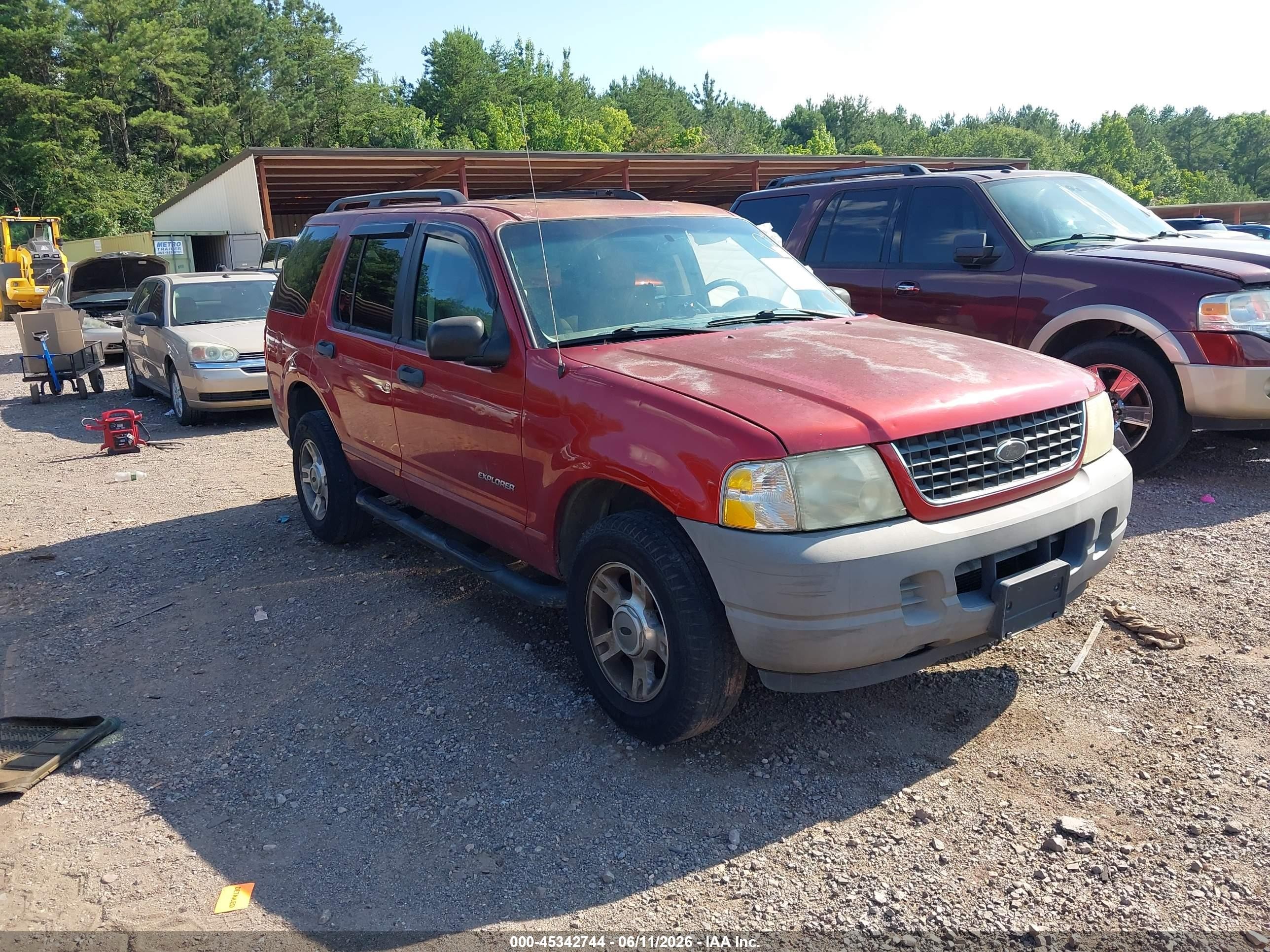2002 Ford Explorer Xls Red vin: 1FMZU62K12UD60589