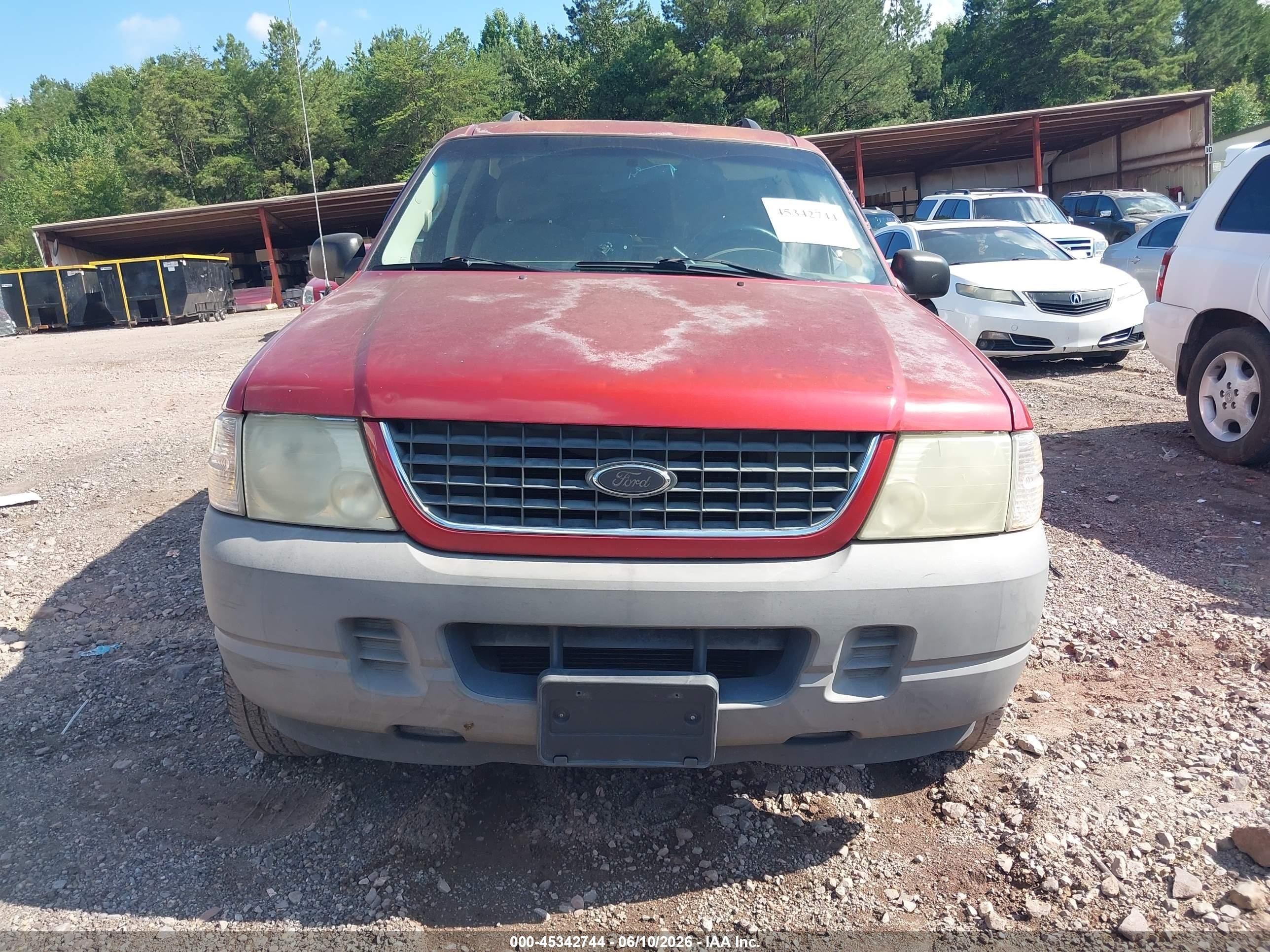 2002 Ford Explorer Xls Red vin: 1FMZU62K12UD60589