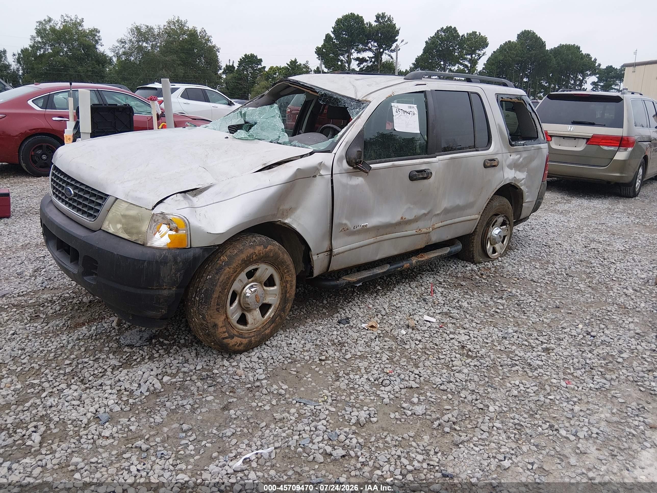 2002 Ford Explorer Xls Beige vin: 1FMZU62K42UD31376