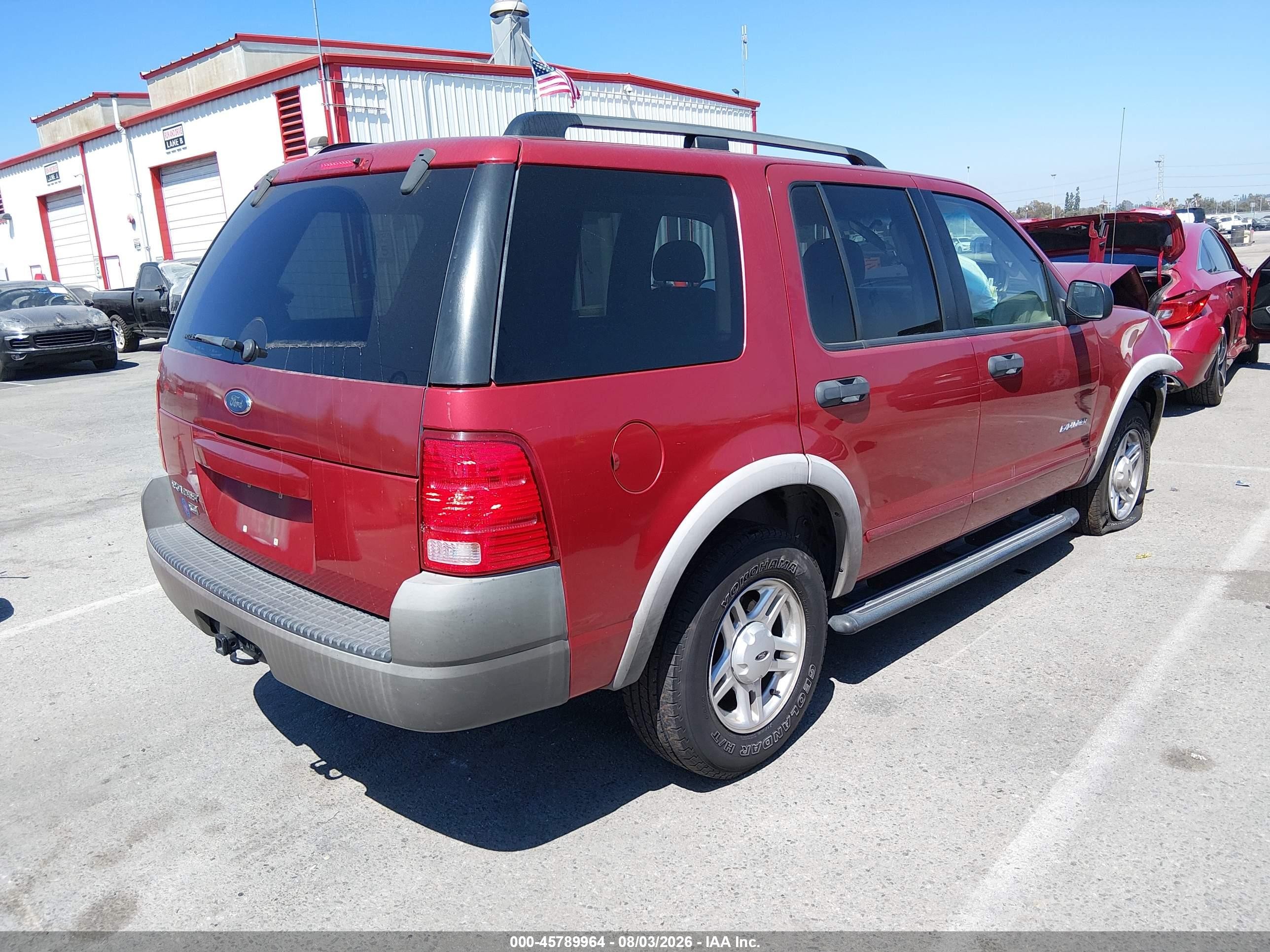 2002 Ford Explorer Xls Red vin: 1FMZU62K82ZC95260