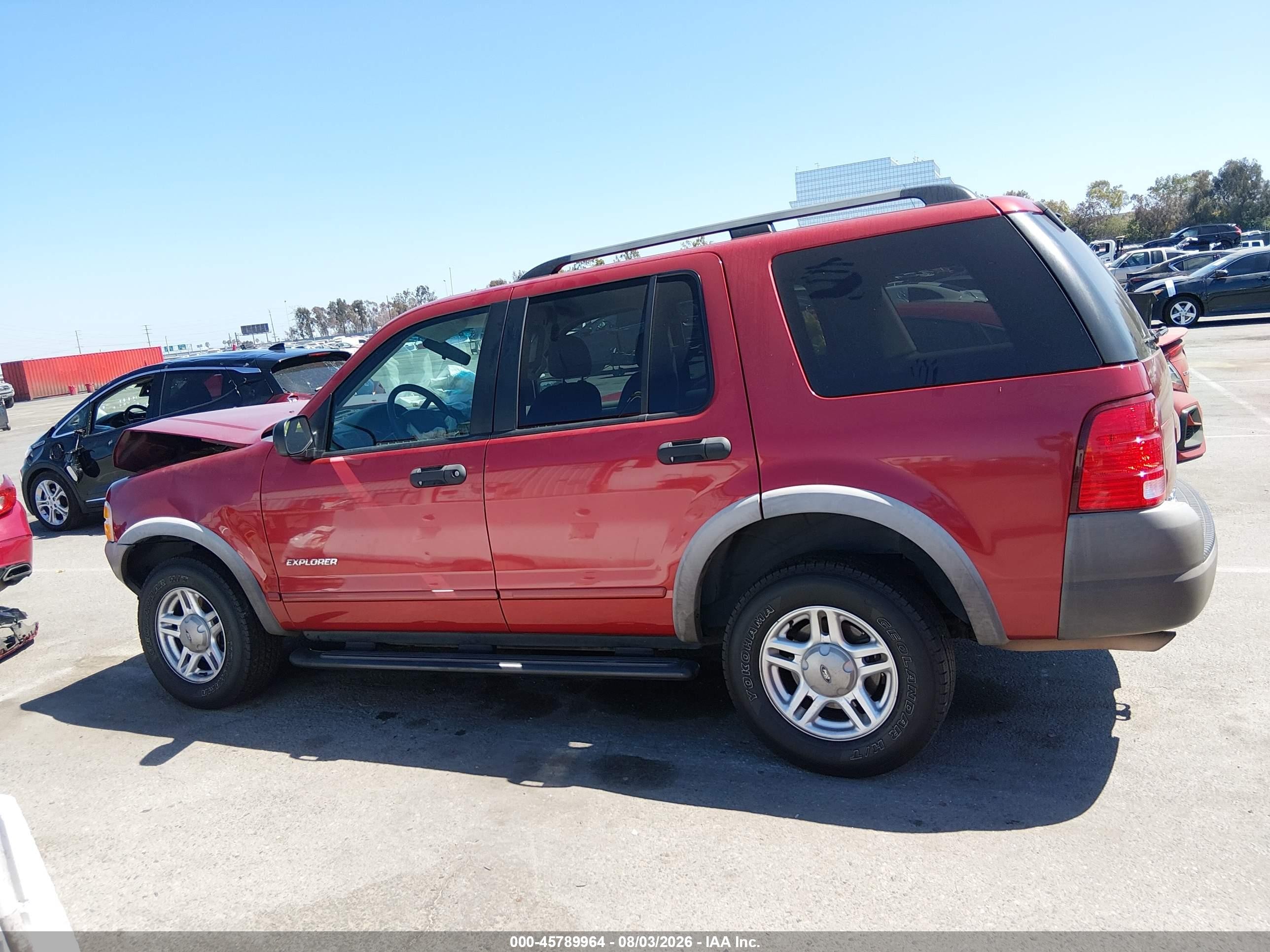 2002 Ford Explorer Xls Red vin: 1FMZU62K82ZC95260
