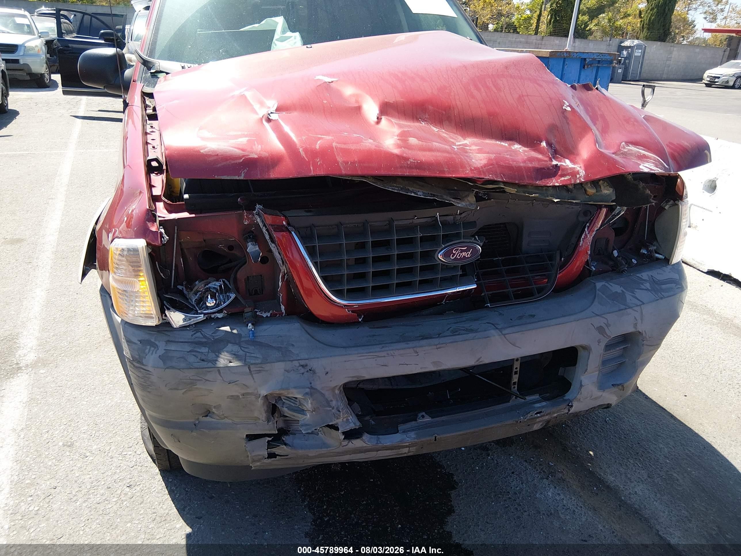 2002 Ford Explorer Xls Red vin: 1FMZU62K82ZC95260
