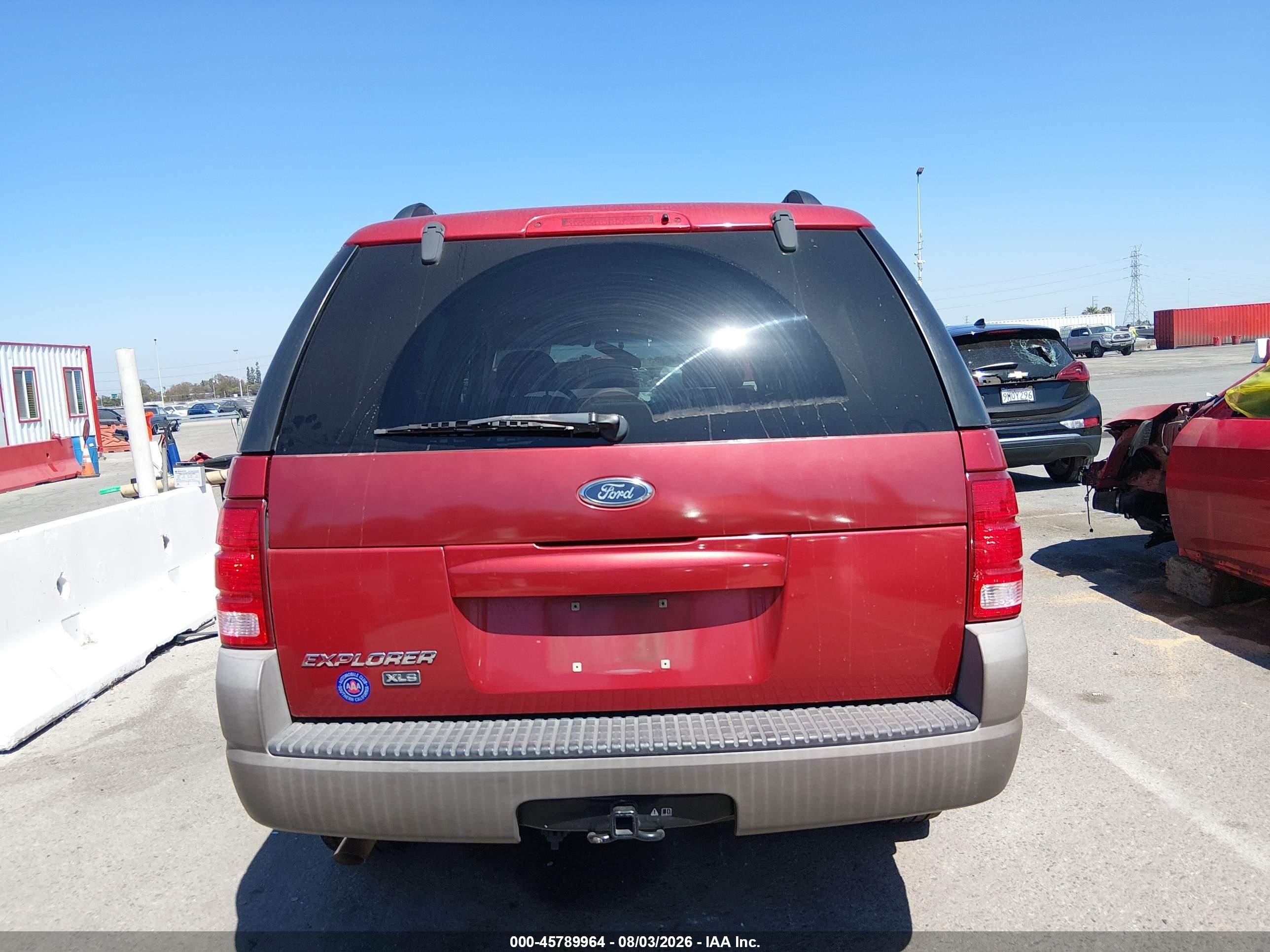 2002 Ford Explorer Xls Red vin: 1FMZU62K82ZC95260