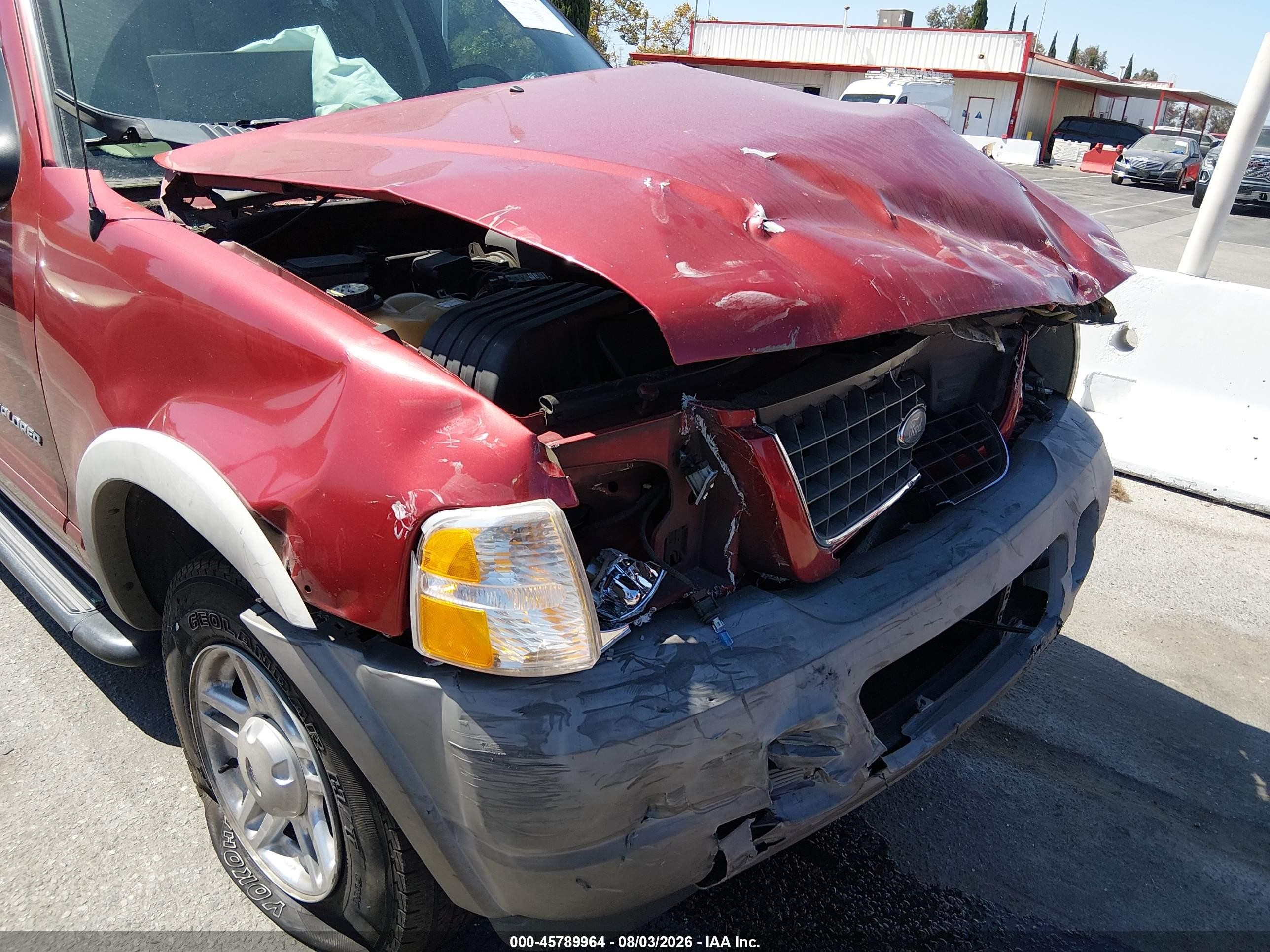 2002 Ford Explorer Xls Red vin: 1FMZU62K82ZC95260