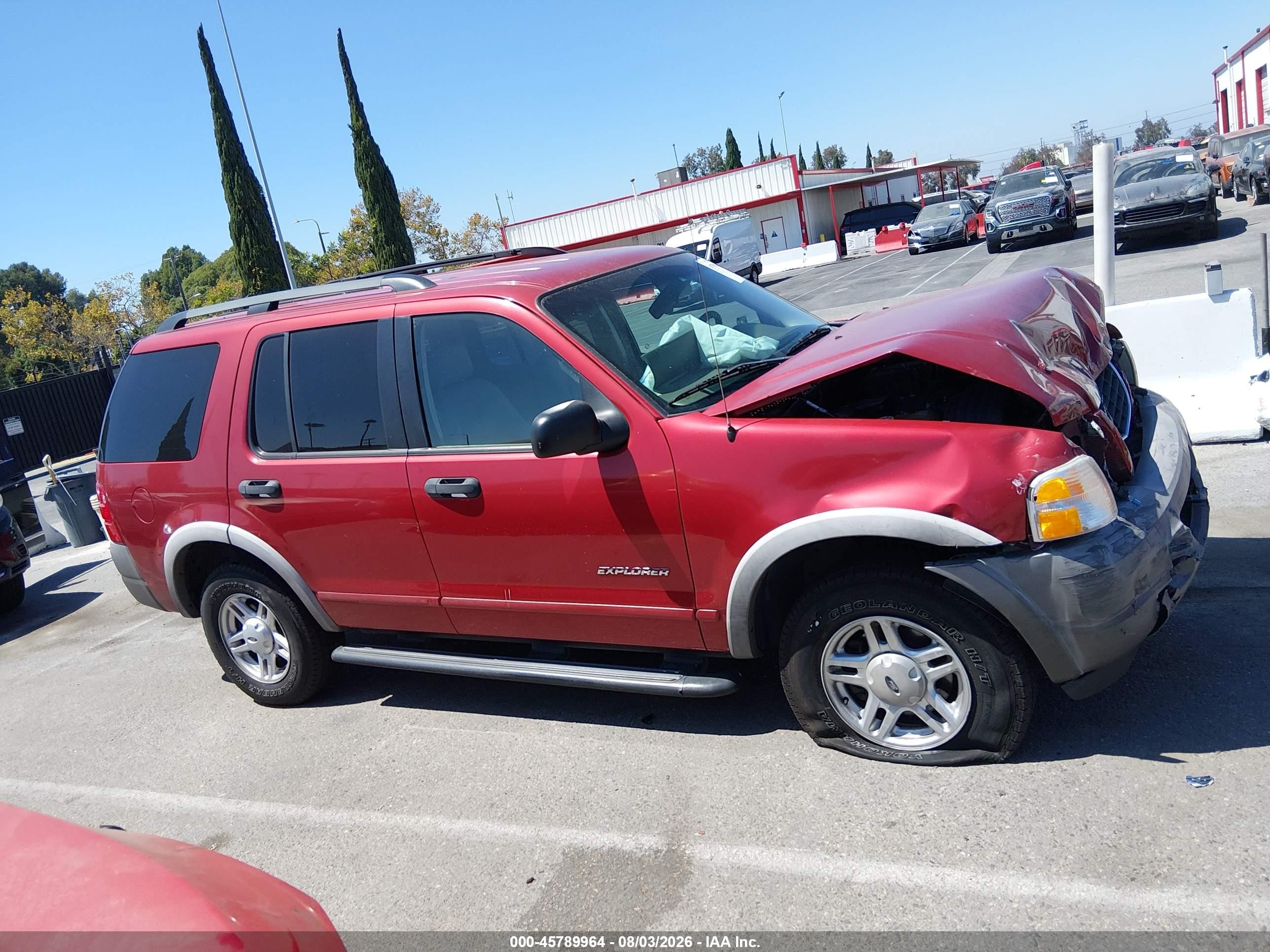 2002 Ford Explorer Xls Red vin: 1FMZU62K82ZC95260