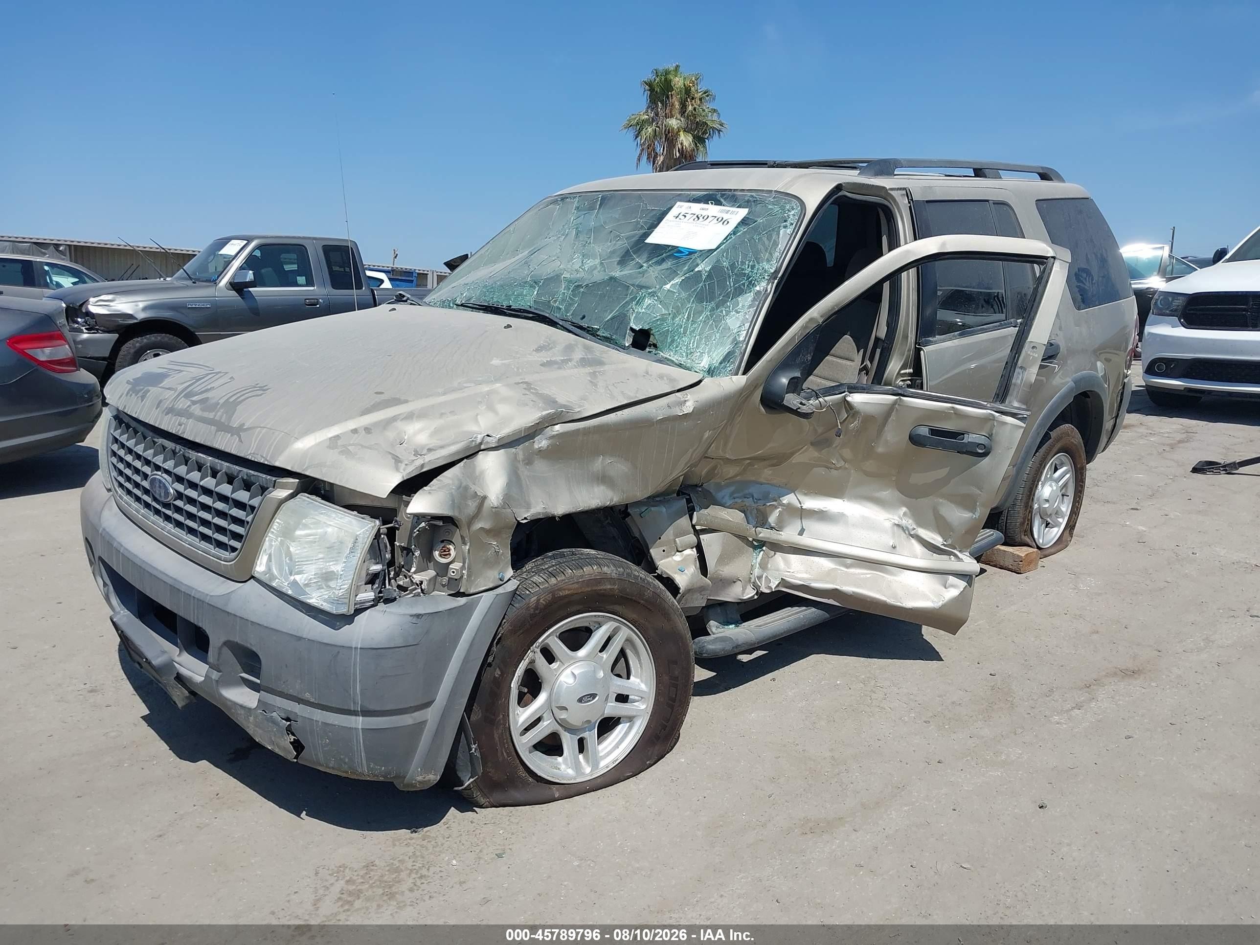 2003 Ford Explorer Xls Champagne vin: 1FMZU62K83ZA40481