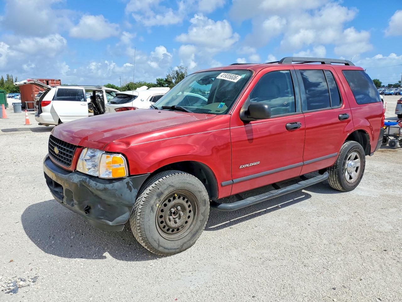 2005 Ford Explorer Xls Red vin: 1FMZU62K95ZA78403