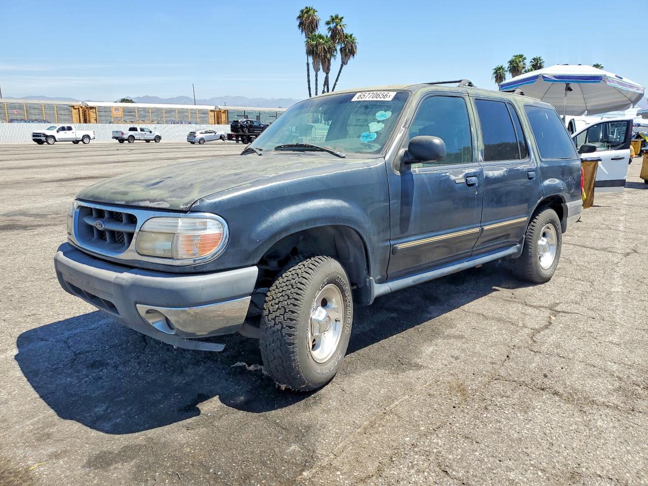 2001 Ford Explorer Xlt Green vin: 1FMZU63E01ZA43252