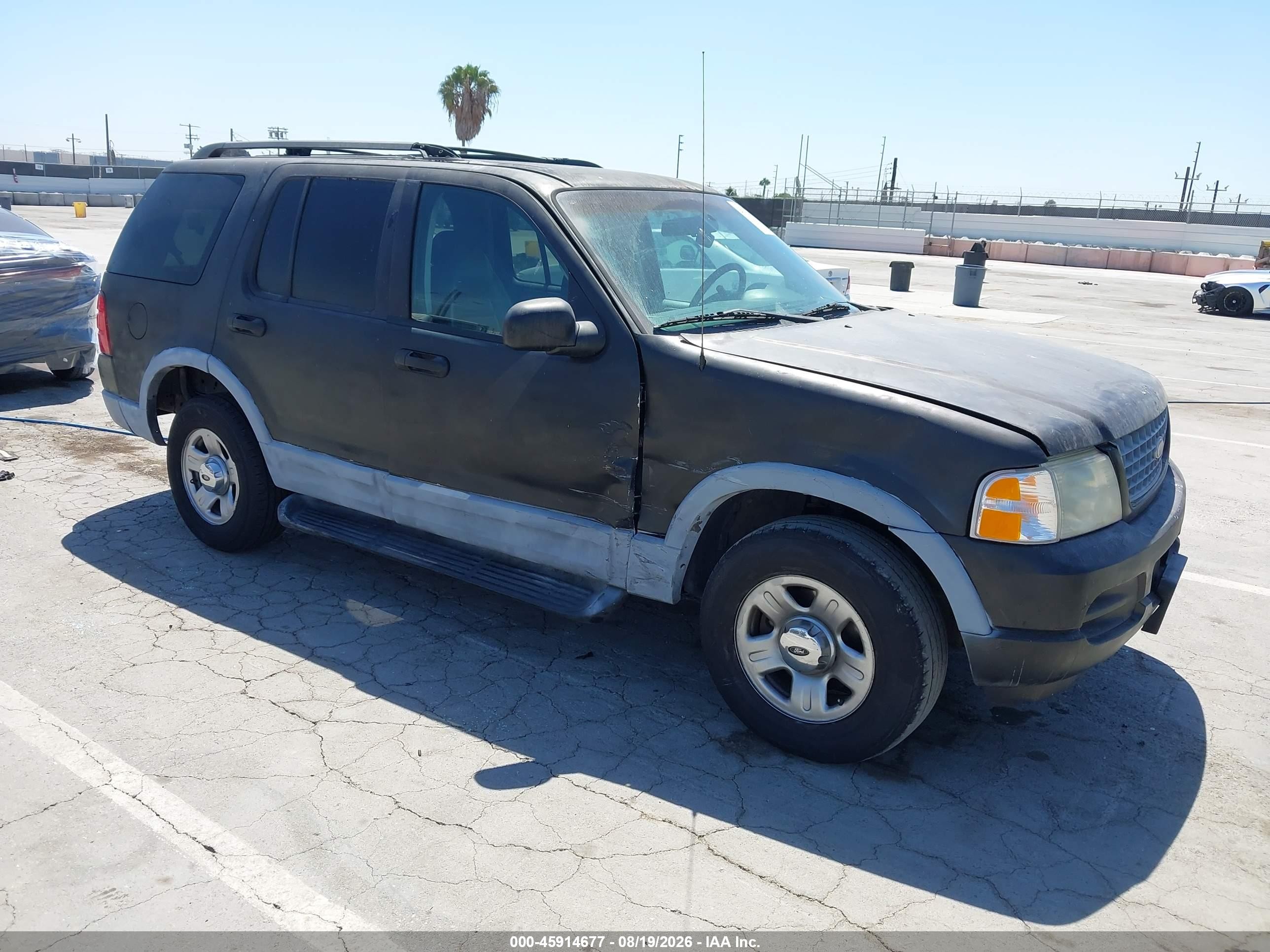 2002 Ford Explorer Xlt Black vin: 1FMZU63E22ZB80307