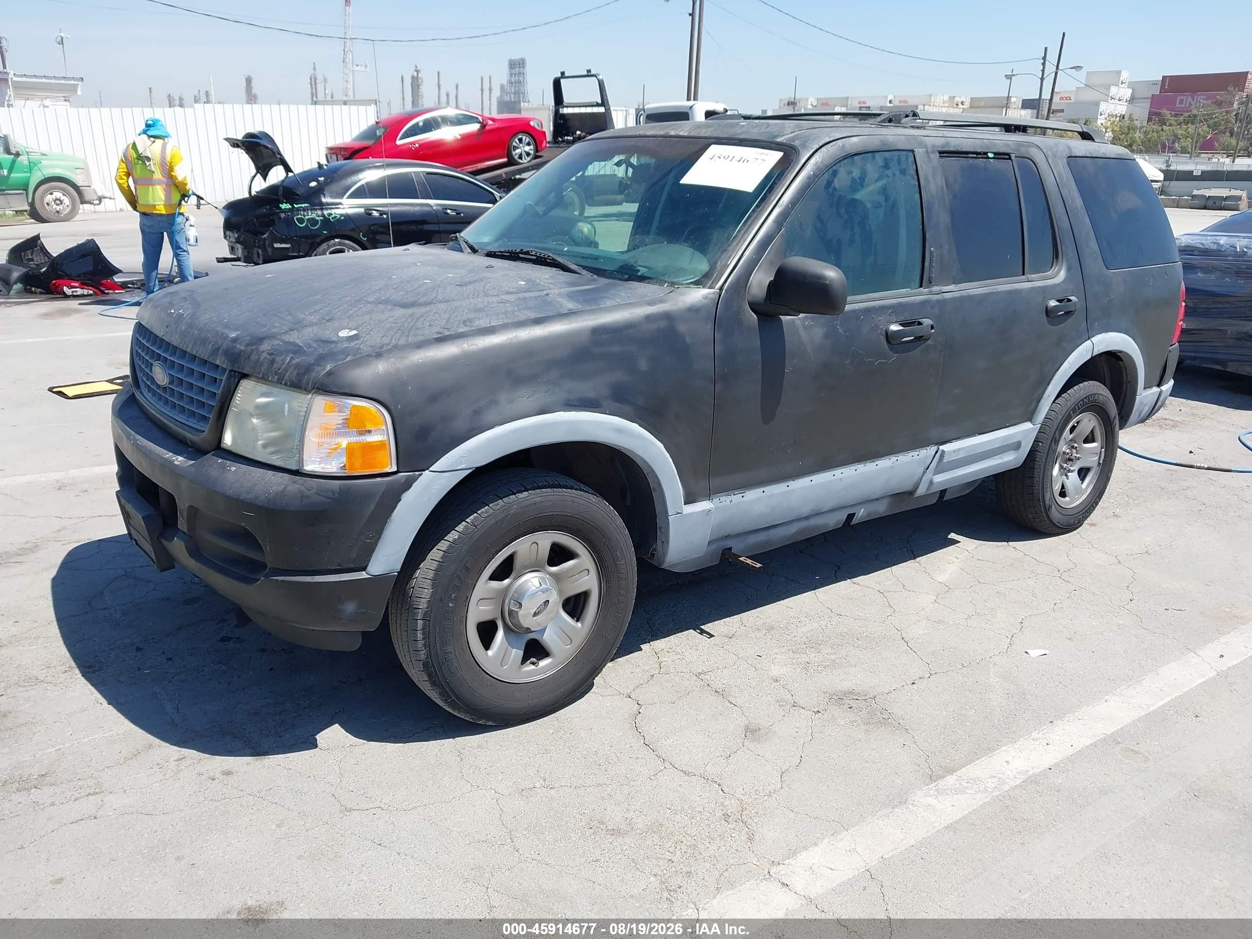 2002 Ford Explorer Xlt Black vin: 1FMZU63E22ZB80307