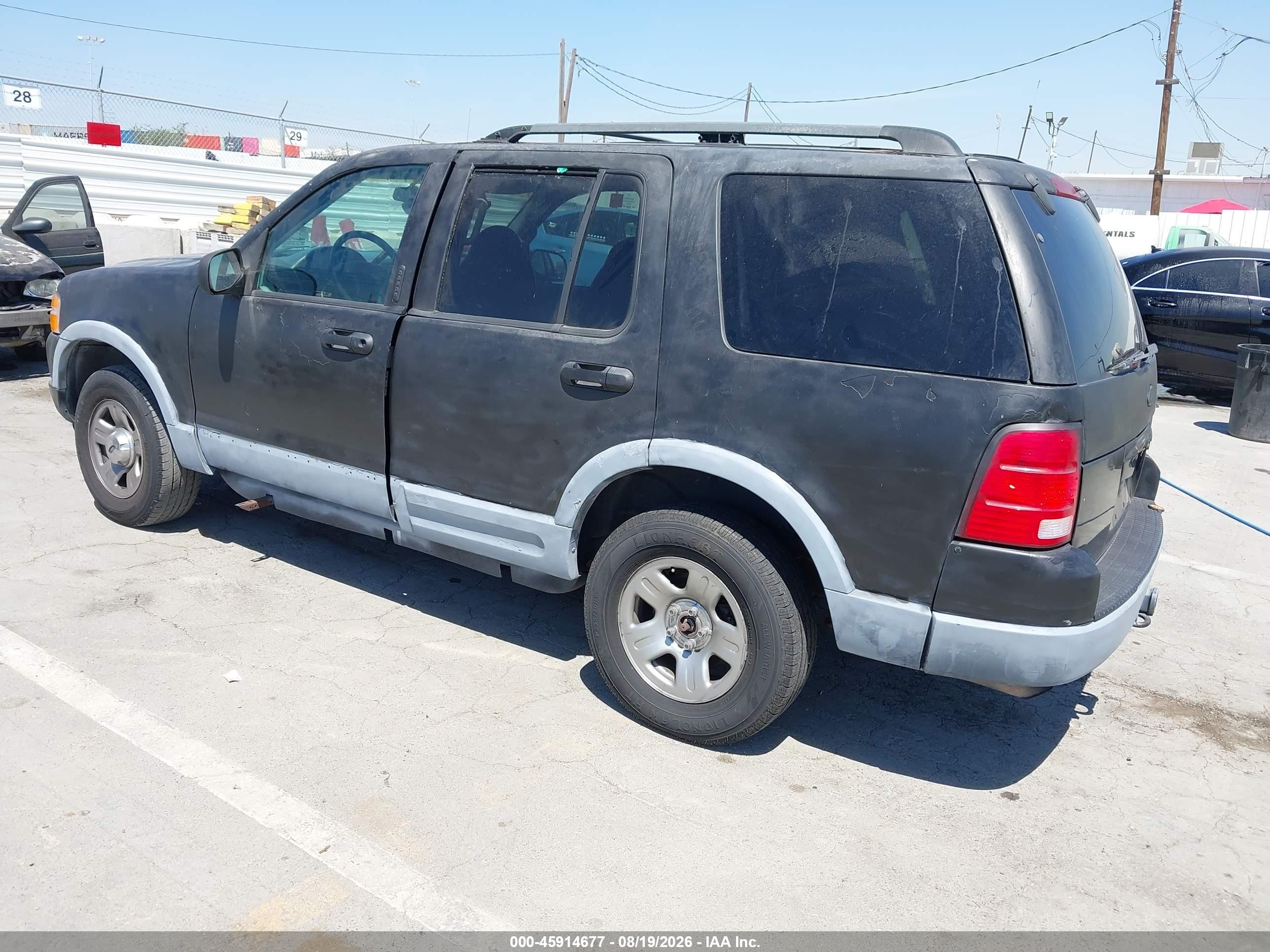 2002 Ford Explorer Xlt Black vin: 1FMZU63E22ZB80307
