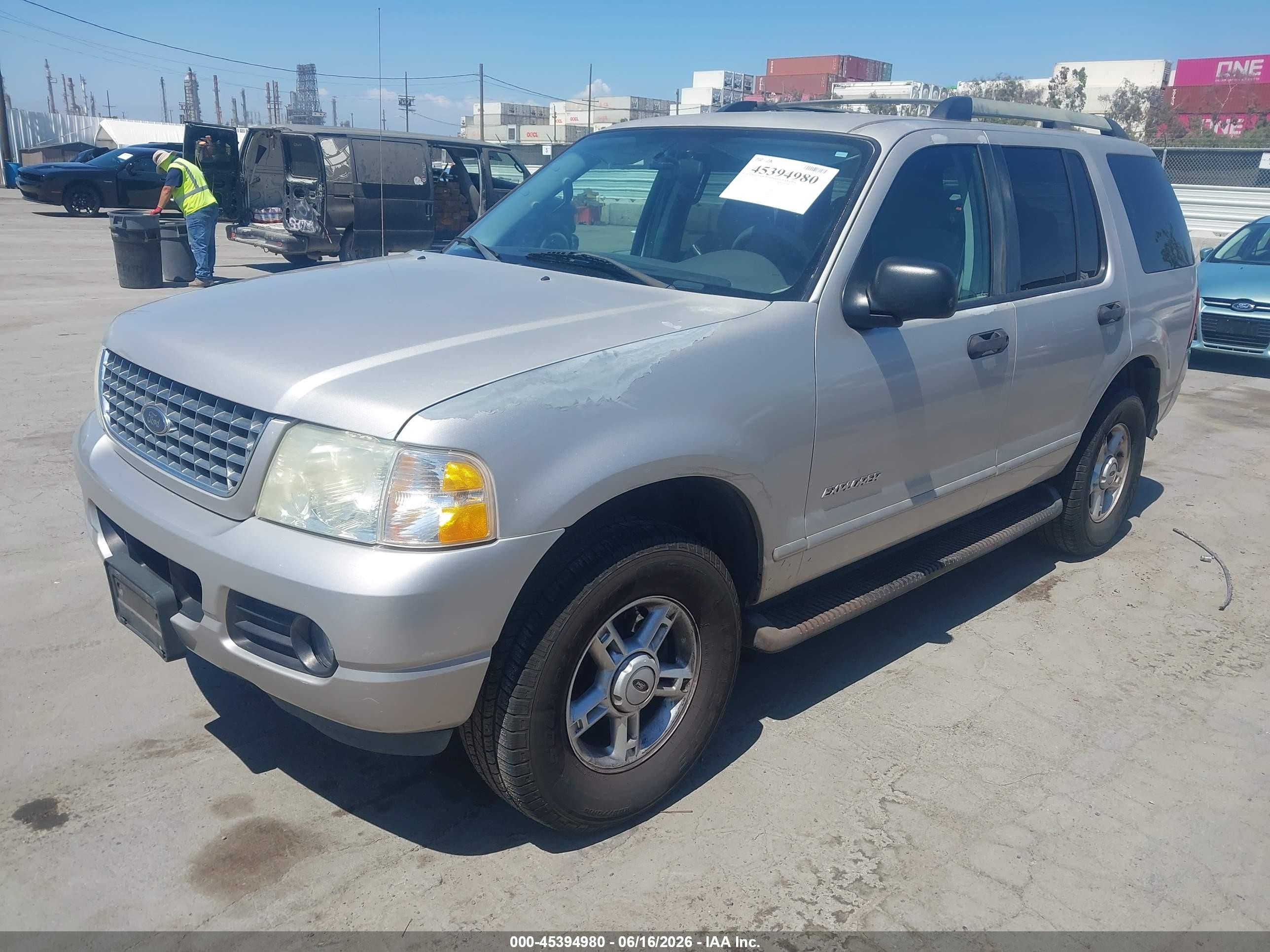 2005 Ford Explorer Xlt/xlt Sport Silver vin: 1FMZU63E35UB61413
