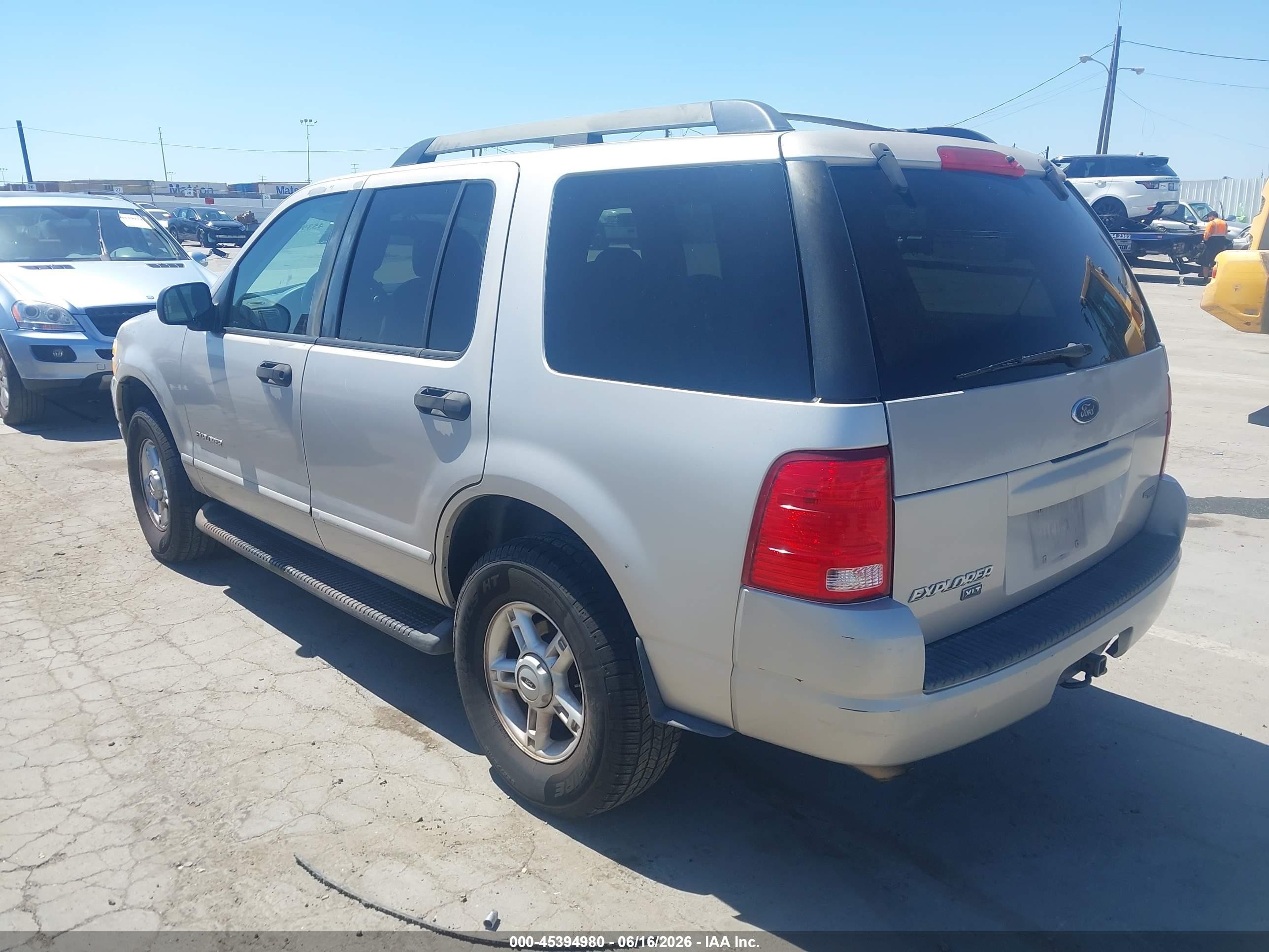 2005 Ford Explorer Xlt/xlt Sport Silver vin: 1FMZU63E35UB61413
