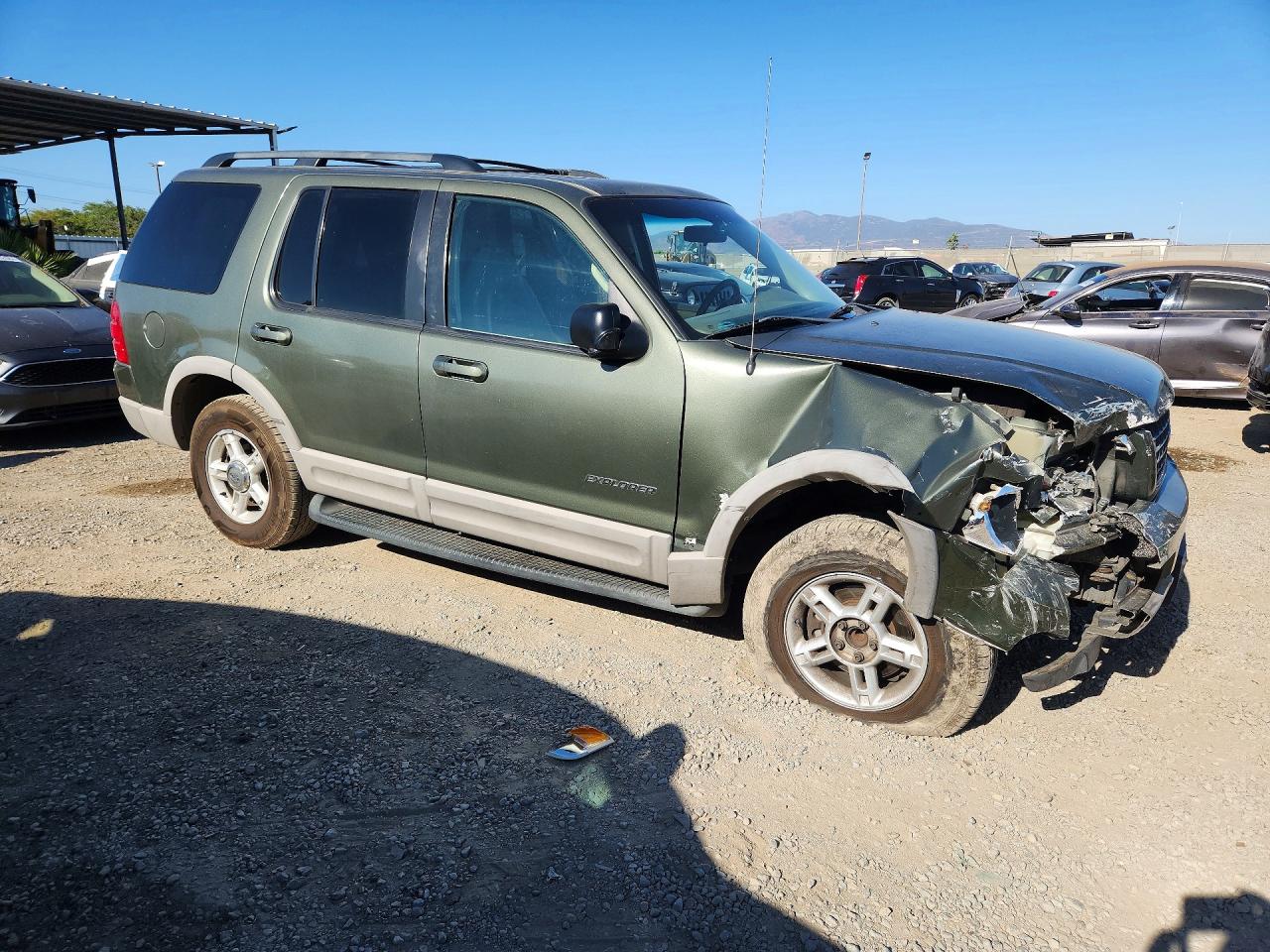 2002 Ford Explorer Xlt Green vin: 1FMZU63E52ZB83671