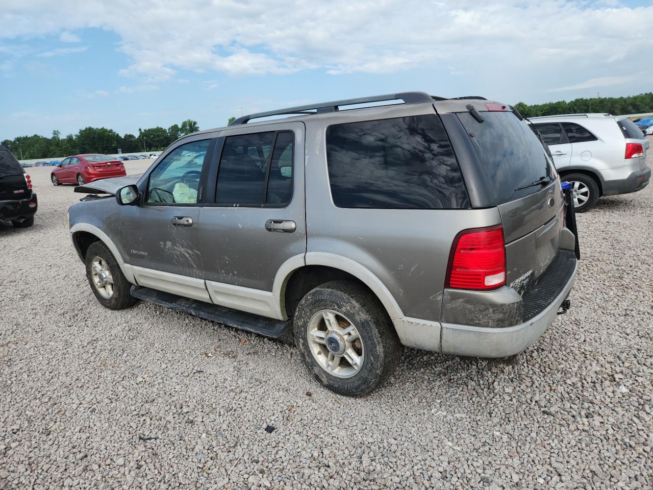 2002 Ford Explorer Xlt Gray vin: 1FMZU63E72ZB28476