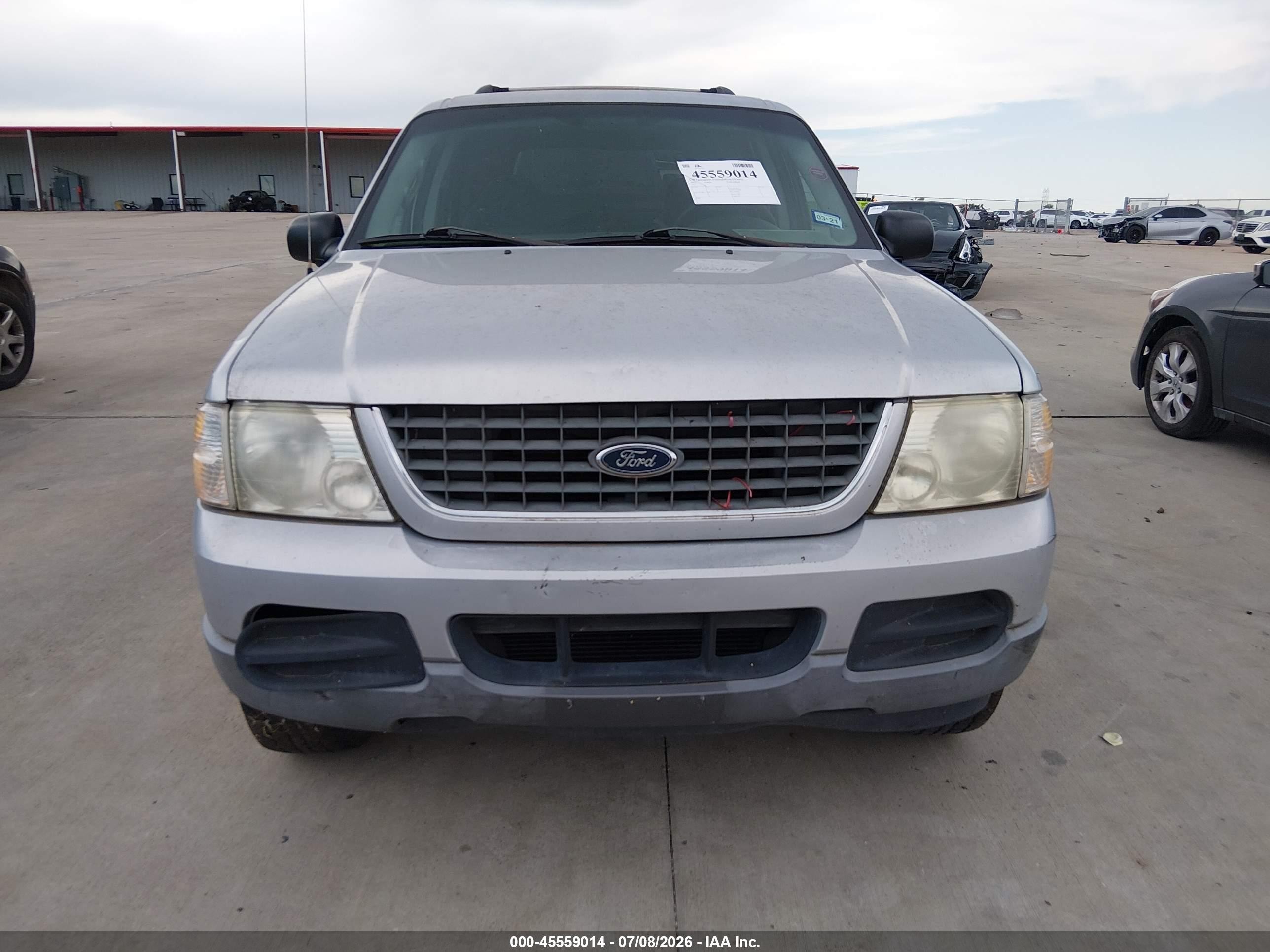 2002 Ford Explorer Xlt Gray vin: 1FMZU63E92UA06103