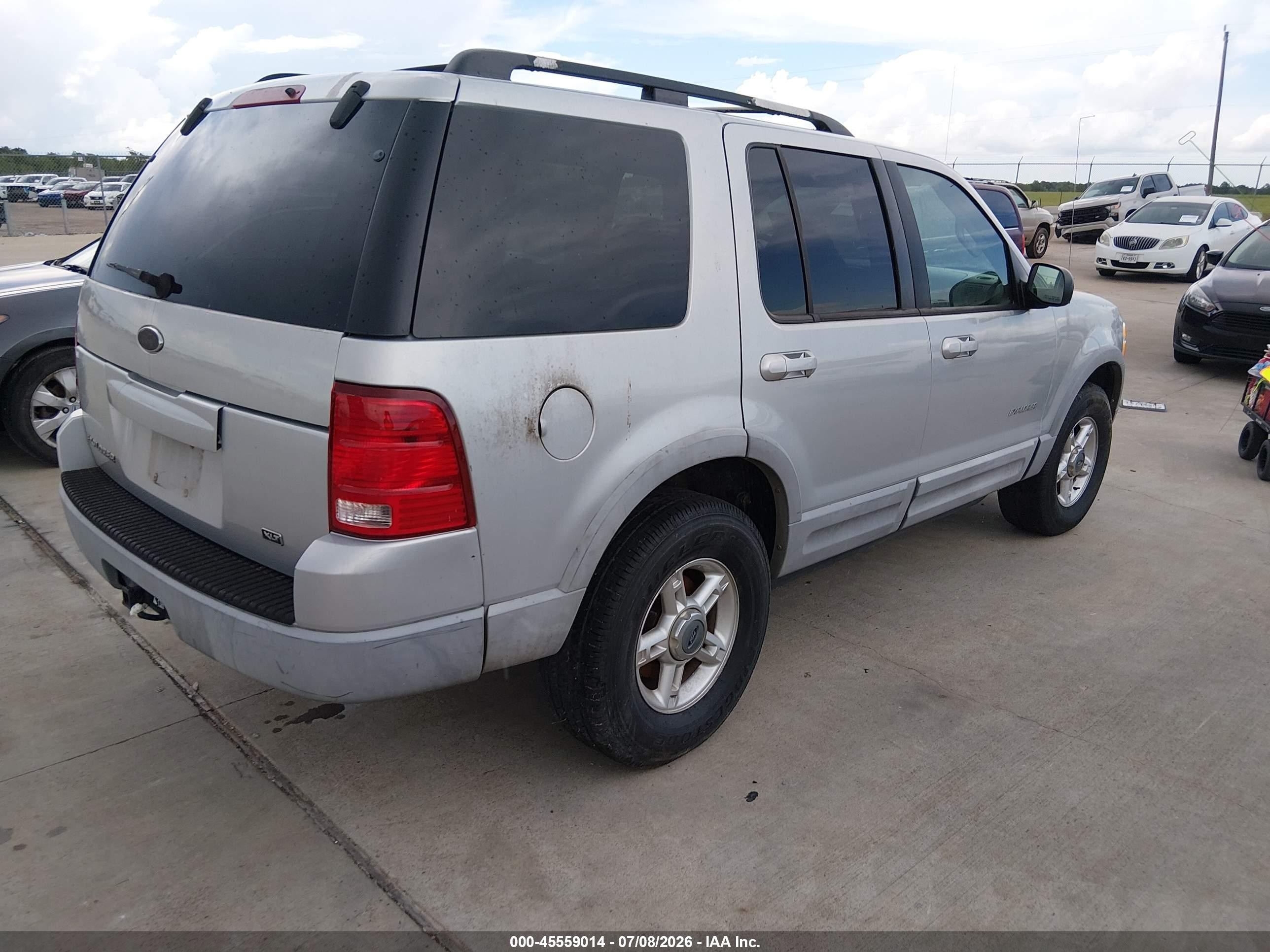 2002 Ford Explorer Xlt Gray vin: 1FMZU63E92UA06103