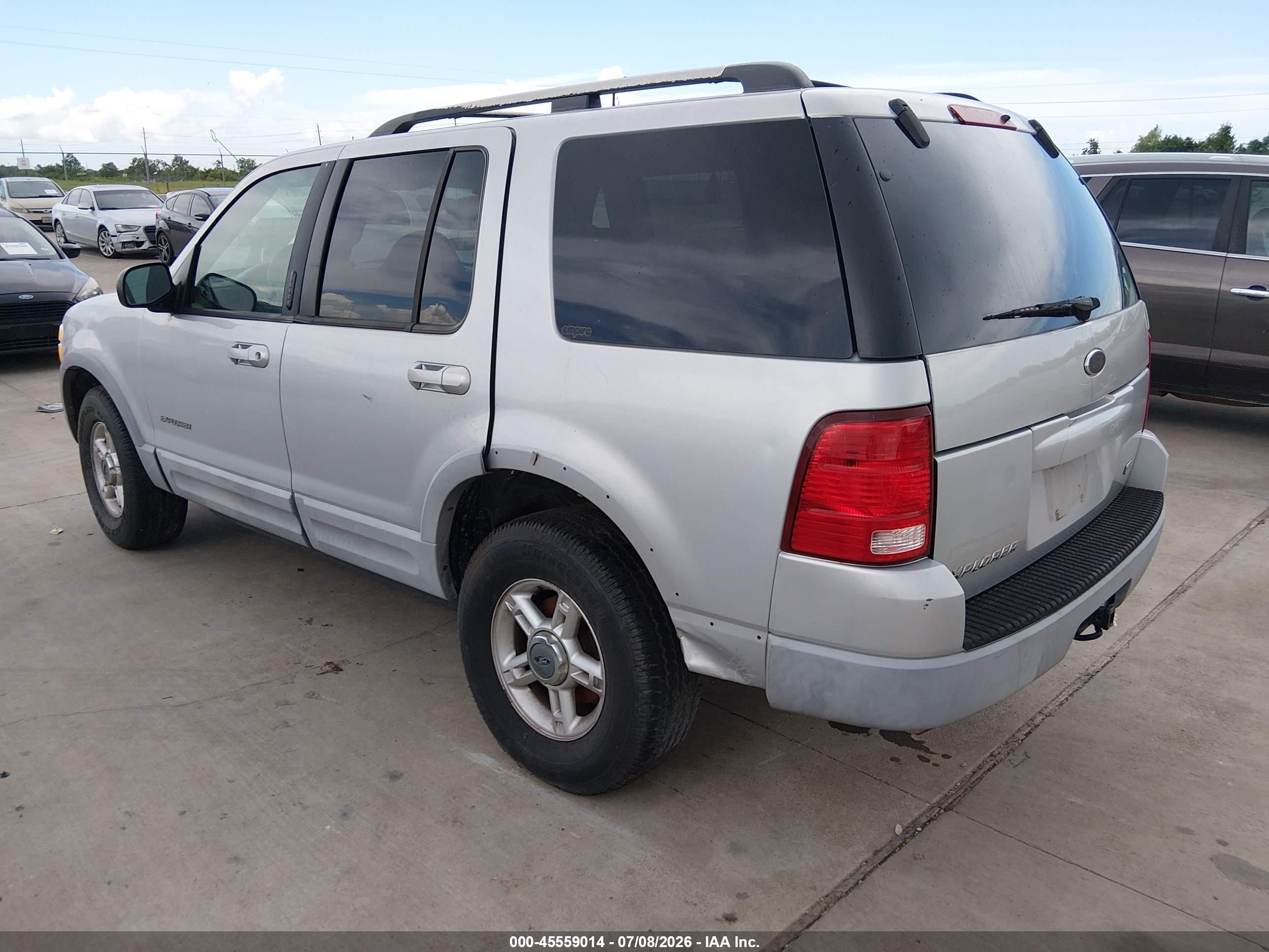2002 Ford Explorer Xlt Gray vin: 1FMZU63E92UA06103