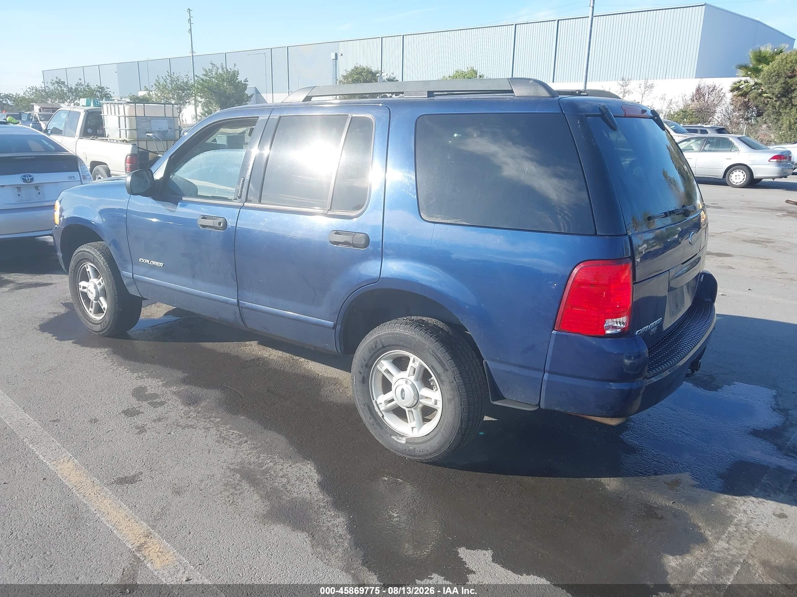 2005 Ford Explorer Xlt/xlt Sport Blue vin: 1FMZU63E95ZA68835