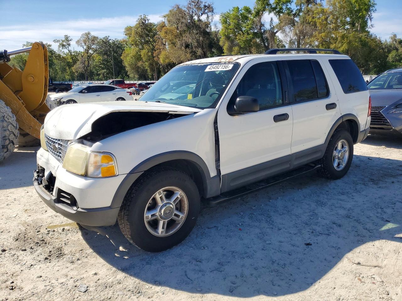 2003 Ford Explorer Xlt/xlt Sport/nbx White vin: 1FMZU63K03ZB34904