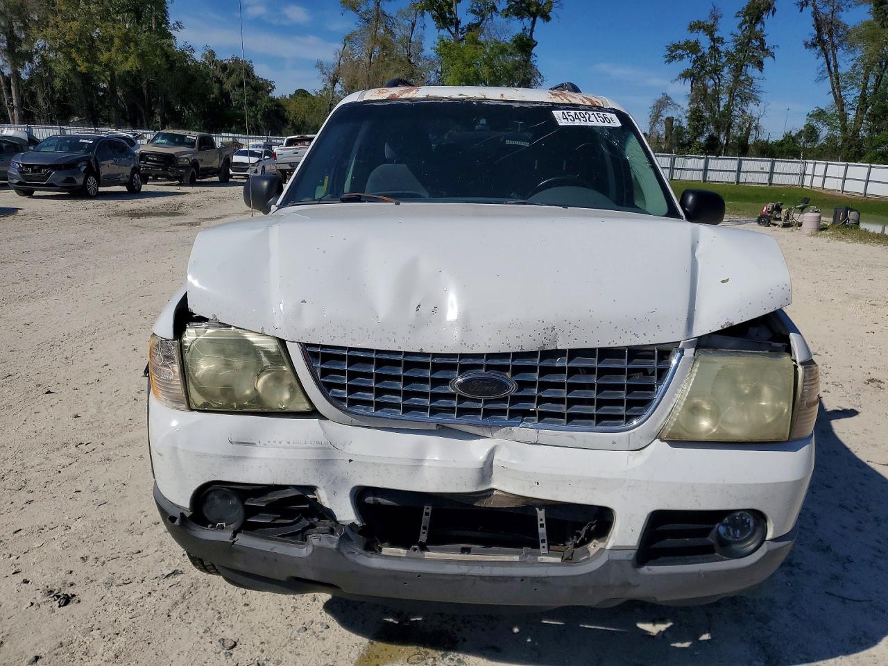 2003 Ford Explorer Xlt/xlt Sport/nbx White vin: 1FMZU63K03ZB34904