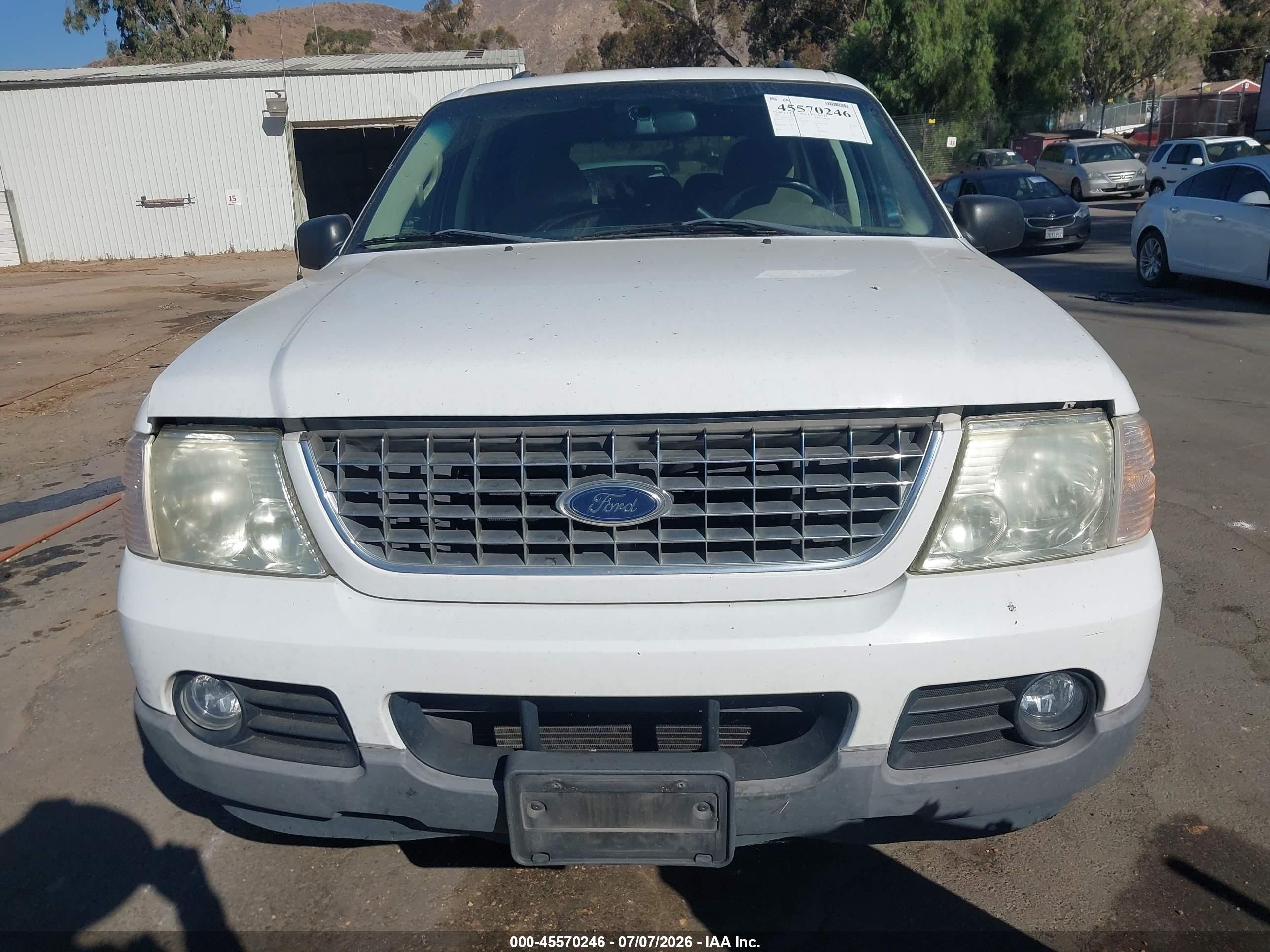 2003 Ford Explorer Nbx/xlt White vin: 1FMZU63KX3UB33210