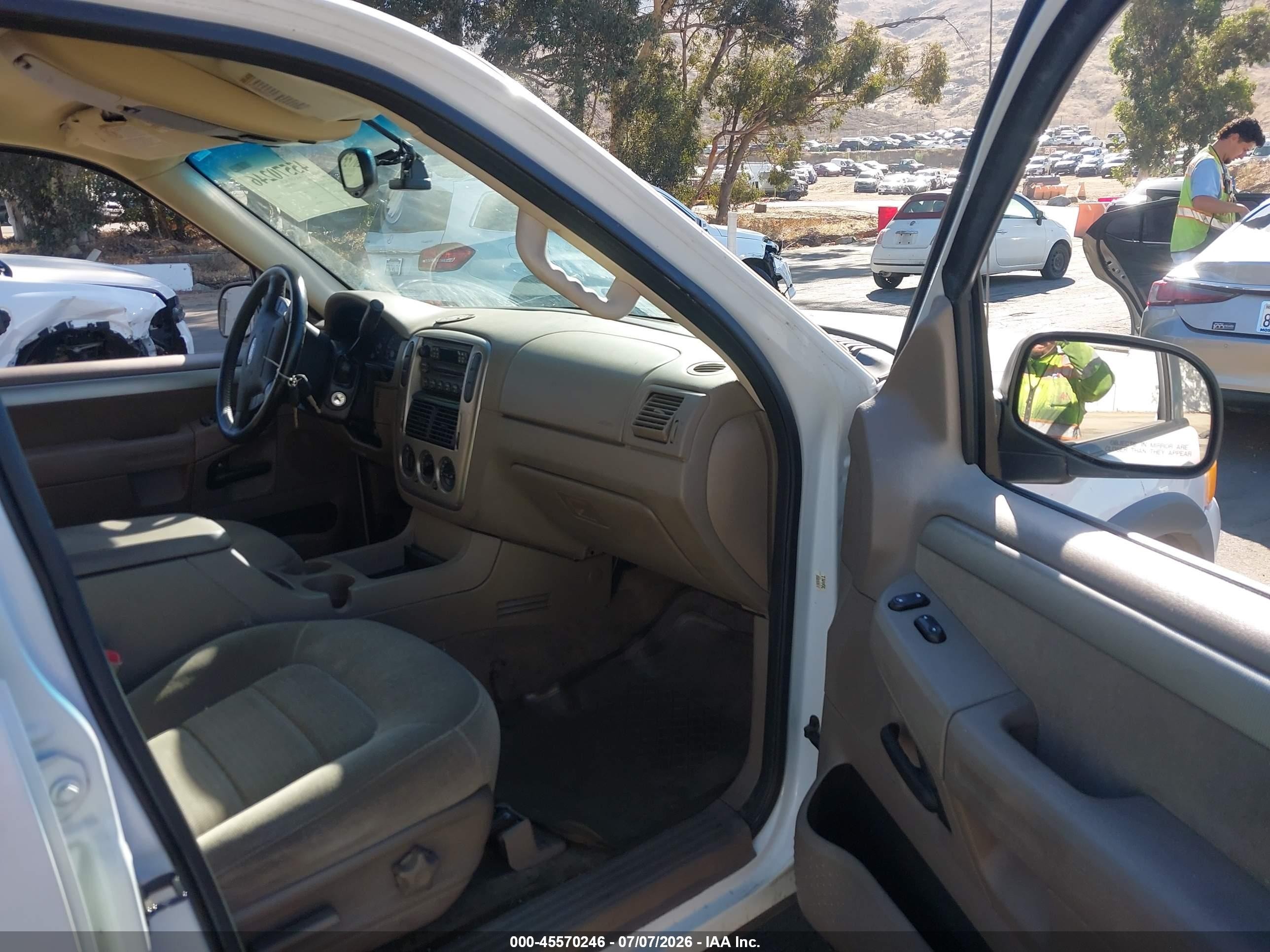 2003 Ford Explorer Nbx/xlt White vin: 1FMZU63KX3UB33210