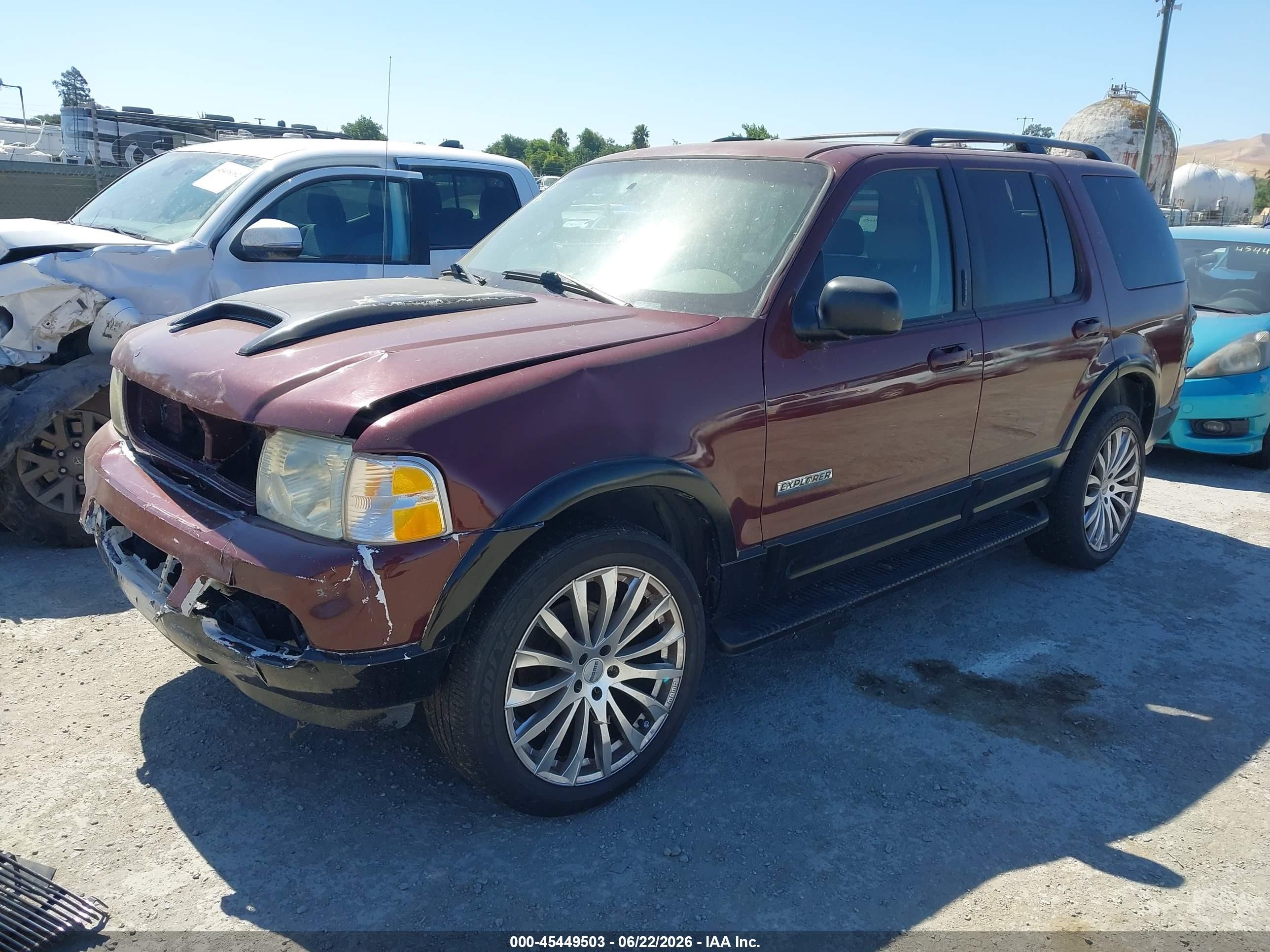 2003 Ford Explorer Nbx/xlt Бордовый vin: 1FMZU63W53ZA61290