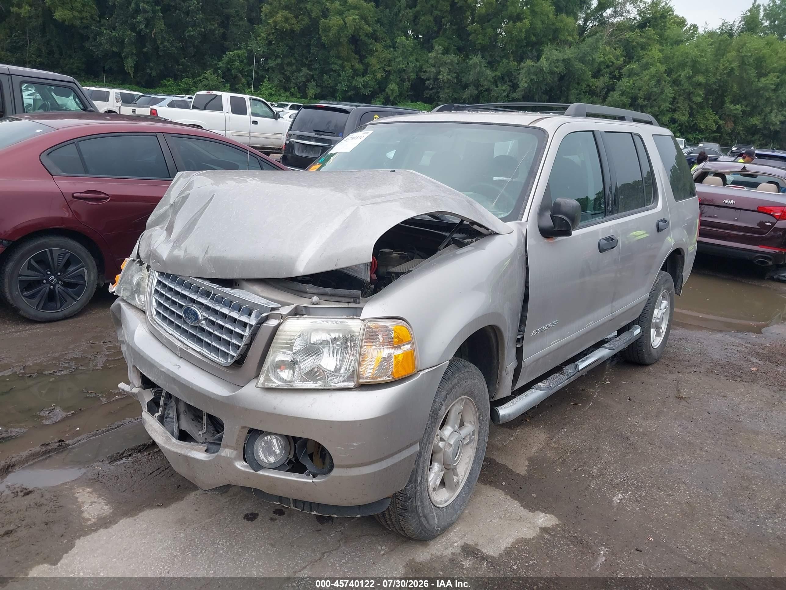 2005 Ford Explorer Xlt/xlt Sport Silver vin: 1FMZU63W55UB12724