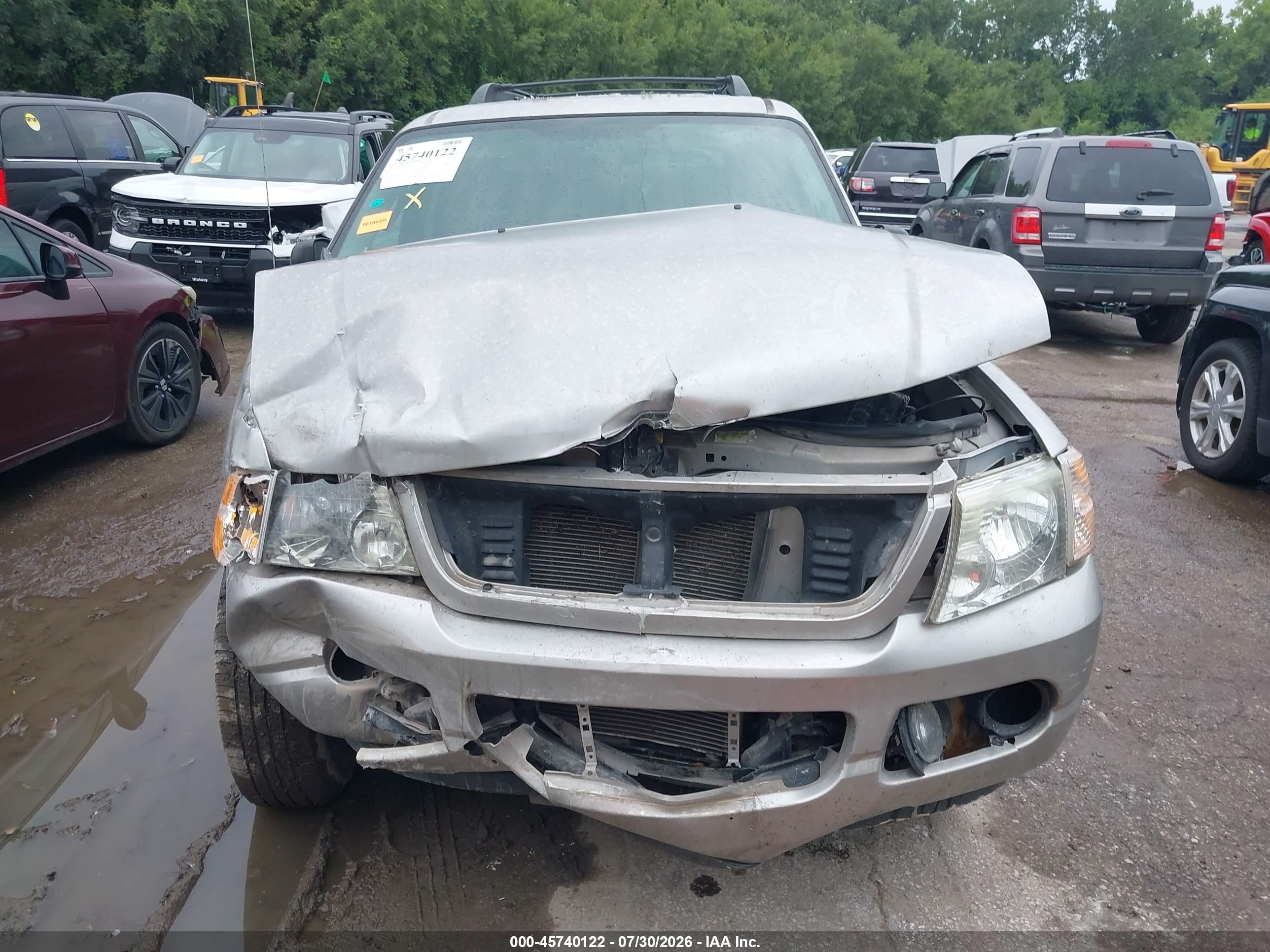 2005 Ford Explorer Xlt/xlt Sport Silver vin: 1FMZU63W55UB12724