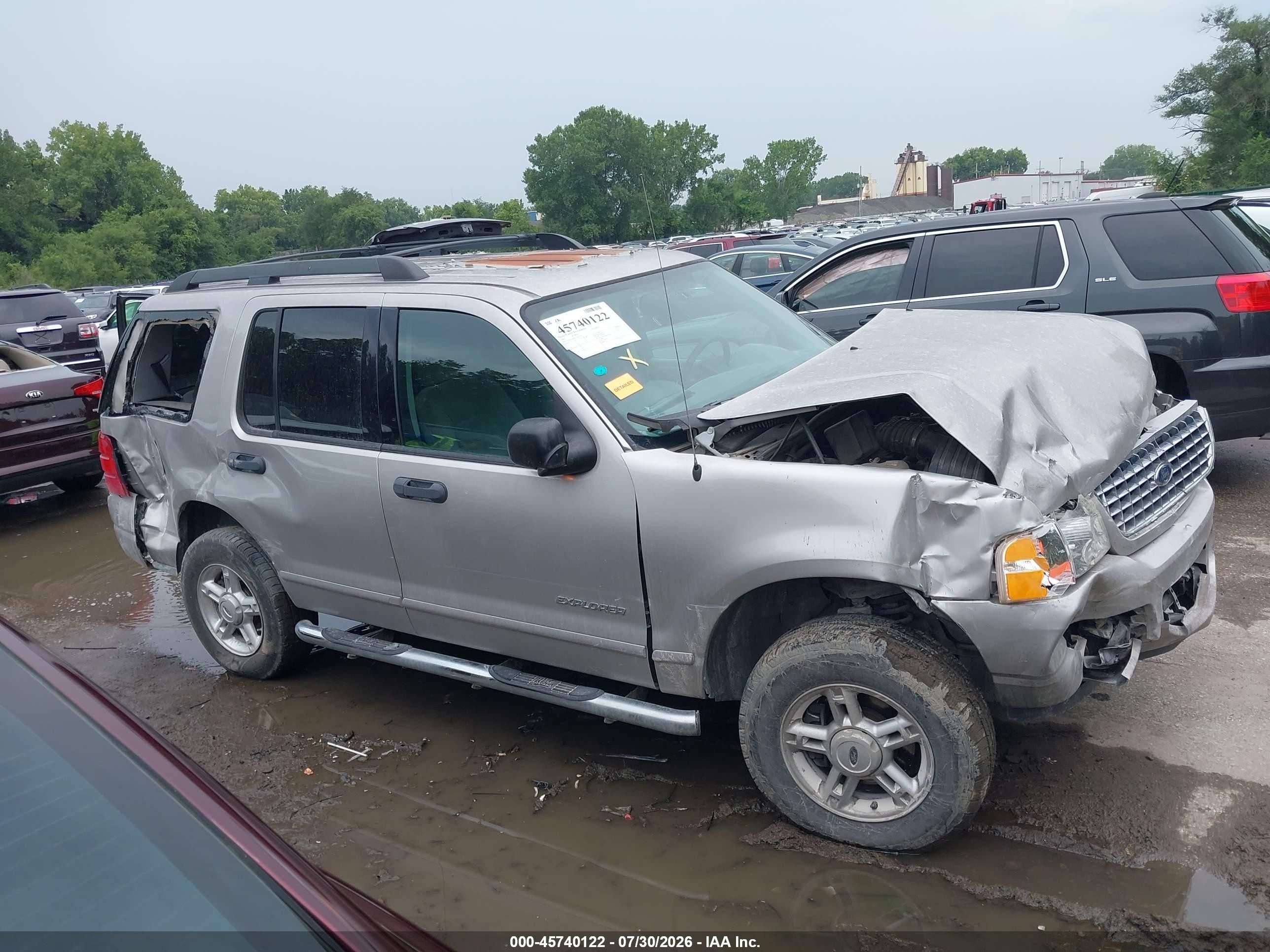 2005 Ford Explorer Xlt/xlt Sport Silver vin: 1FMZU63W55UB12724