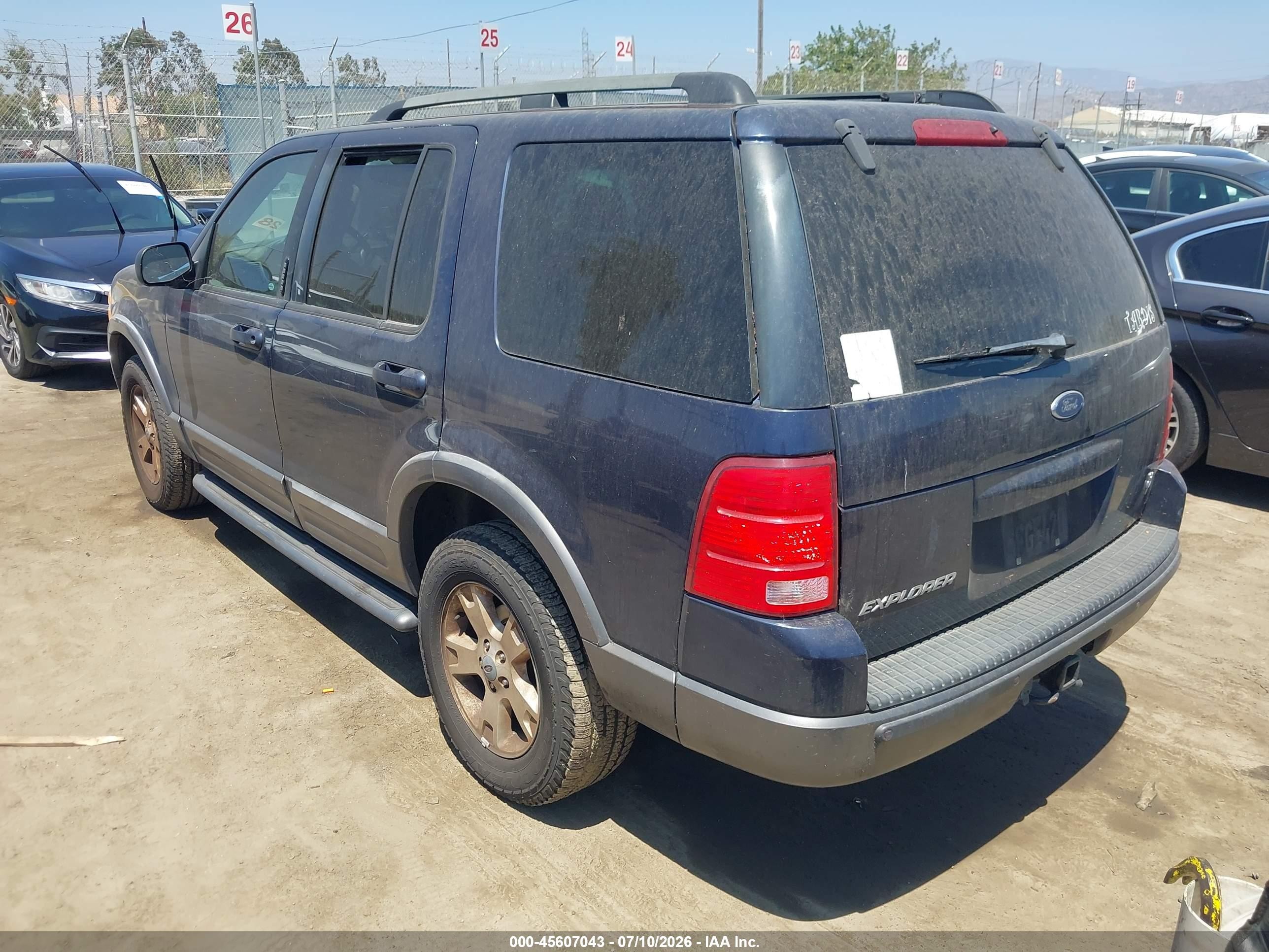 2003 Ford Explorer Nbx/xlt Синий vin: 1FMZU63WX3ZB10936