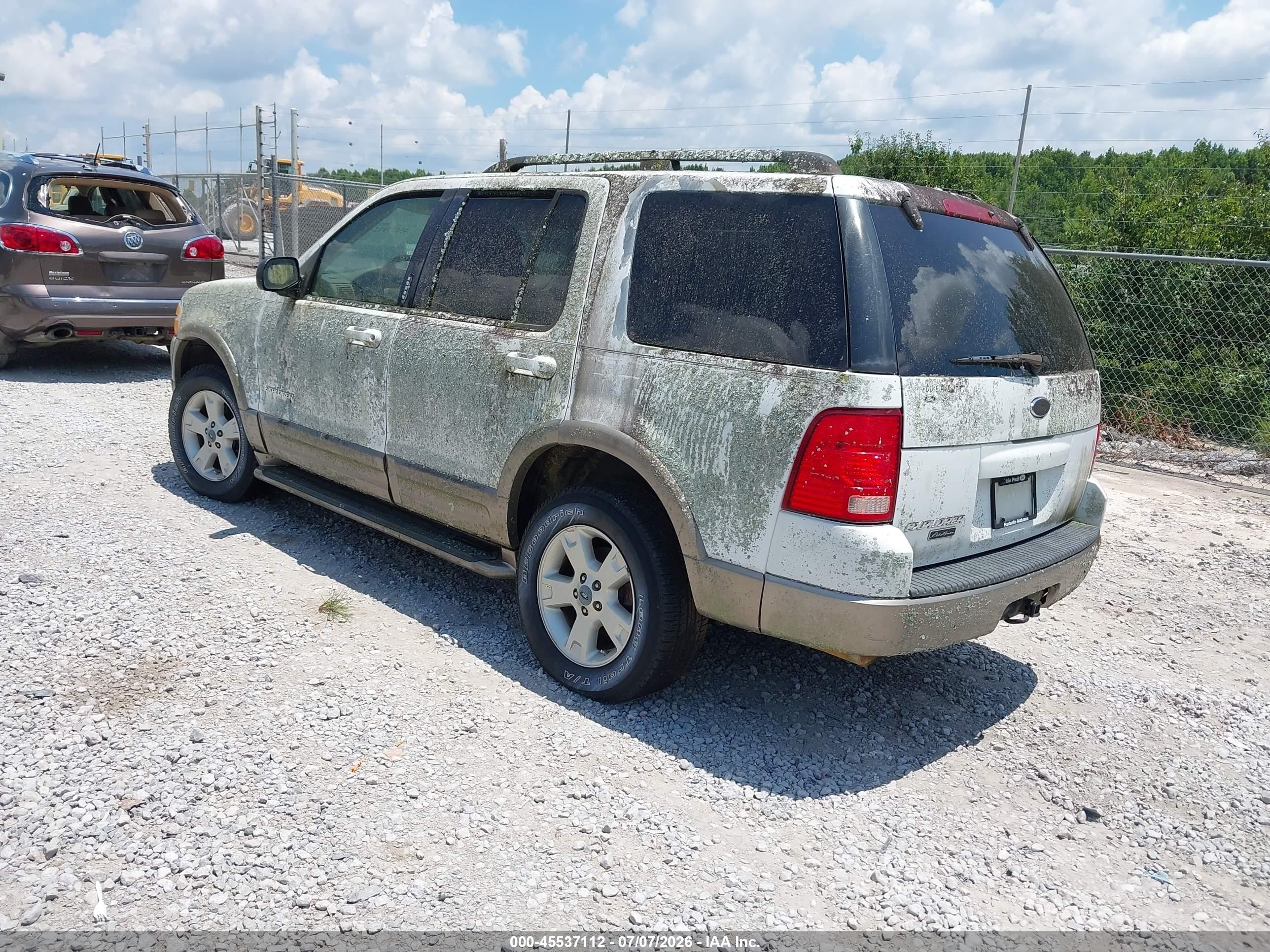 2004 Ford Explorer Eddie Bauer White vin: 1FMZU64K04UC09775