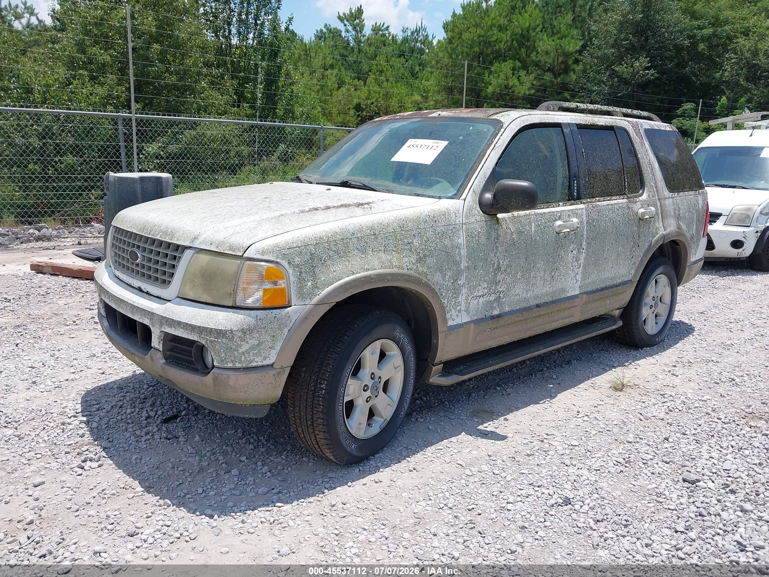2004 Ford Explorer Eddie Bauer White vin: 1FMZU64K04UC09775