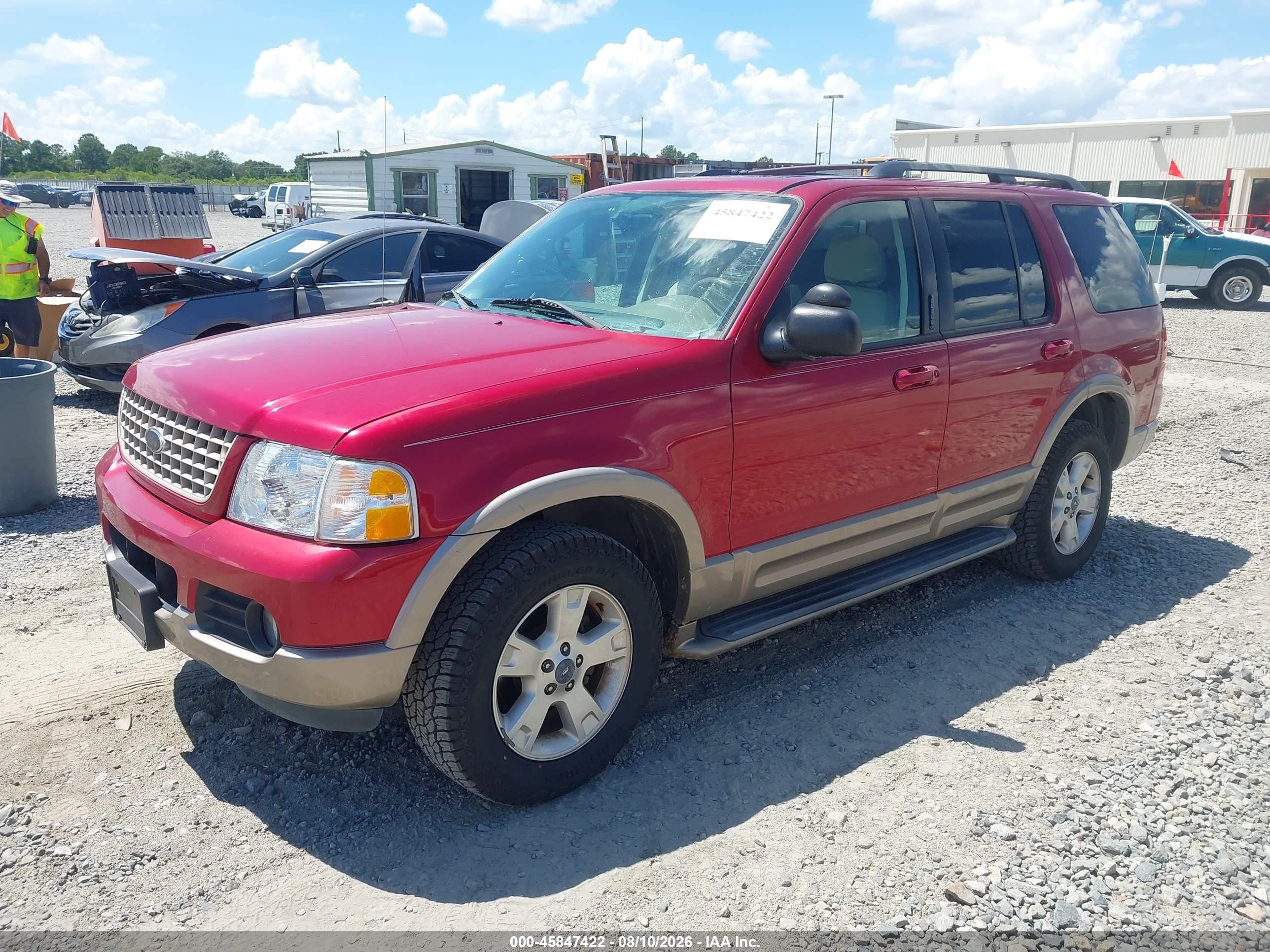 2003 Ford Explorer Eddie Bauer Red vin: 1FMZU64K13UB60861