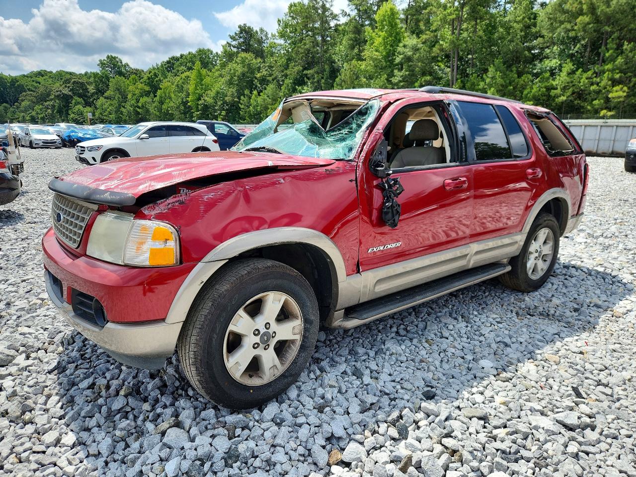 2004 Ford Explorer Eddie Bauer Red vin: 1FMZU64K44UB91703