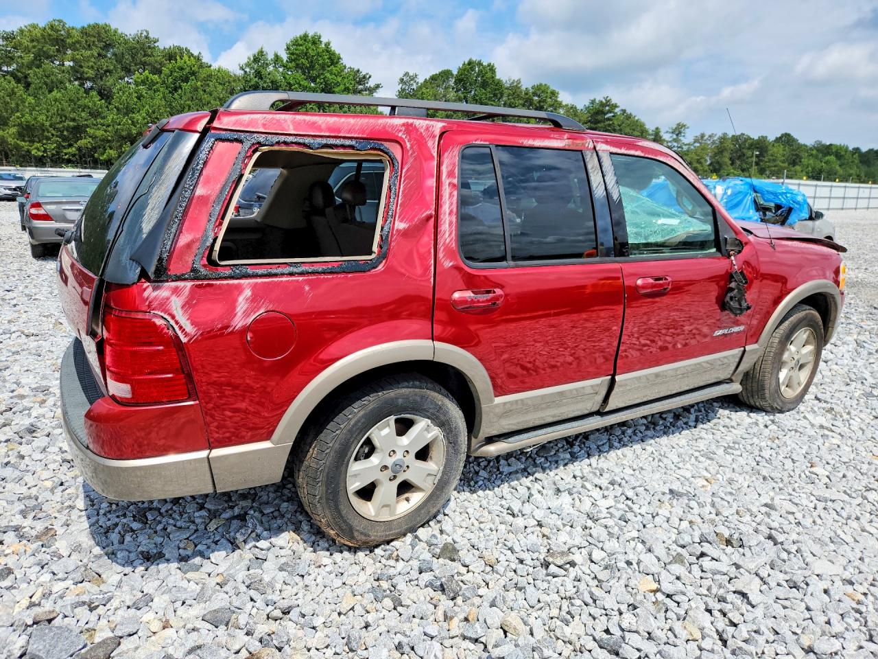 2004 Ford Explorer Eddie Bauer Красный vin: 1FMZU64K44UB91703