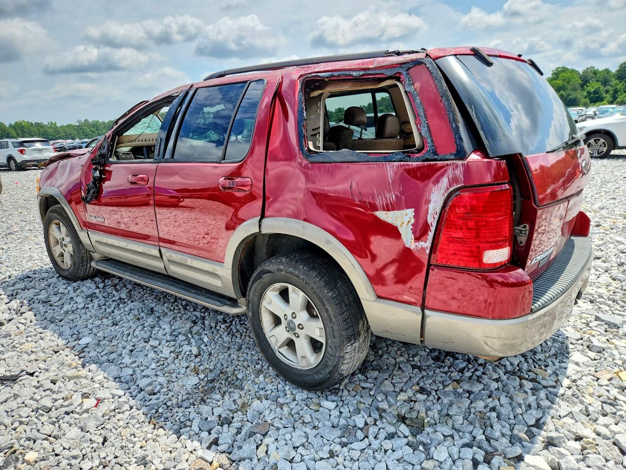 2004 Ford Explorer Eddie Bauer Красный vin: 1FMZU64K44UB91703