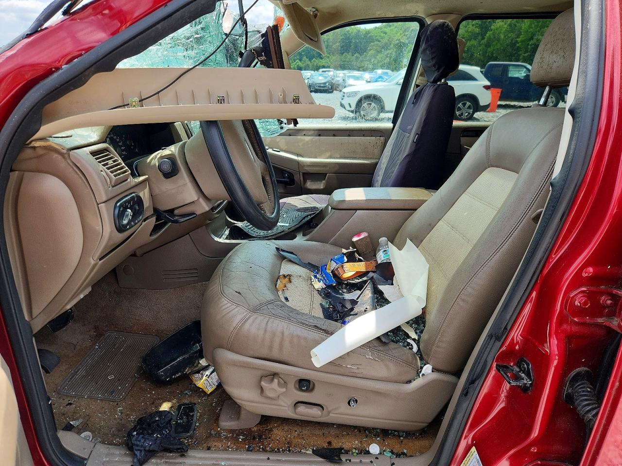 2004 Ford Explorer Eddie Bauer Красный vin: 1FMZU64K44UB91703
