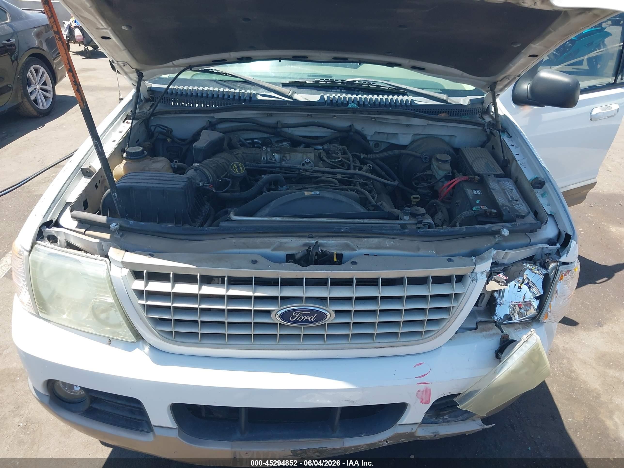 2004 Ford Explorer Eddie Bauer White vin: 1FMZU64W04UB18654