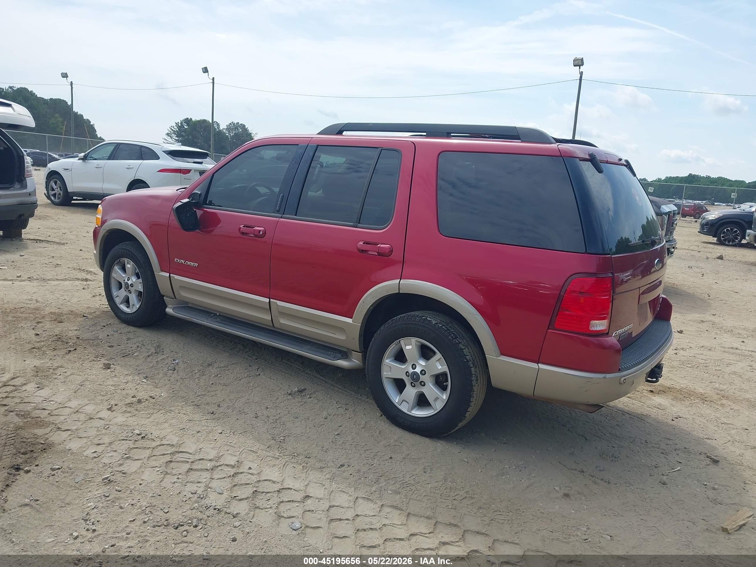 2005 Ford Explorer Eddie Bauer Red vin: 1FMZU64W25UA03958