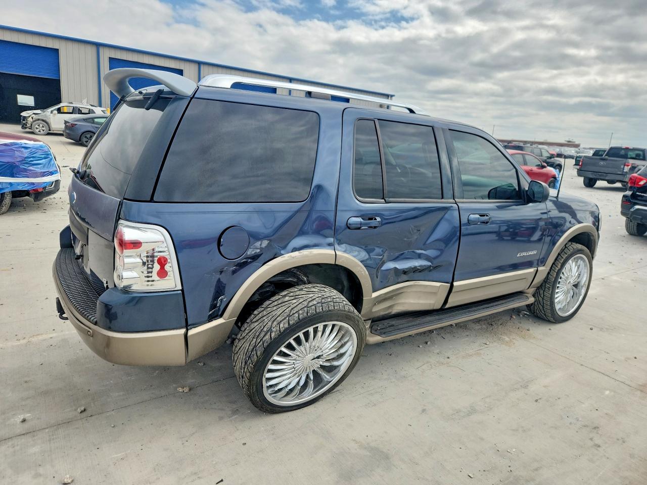 2004 Ford Explorer Eddie Bauer Синий vin: 1FMZU64W34UA86055