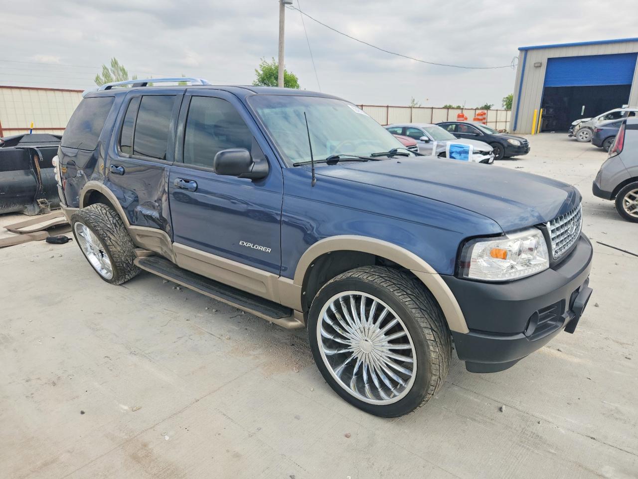 2004 Ford Explorer Eddie Bauer Синий vin: 1FMZU64W34UA86055
